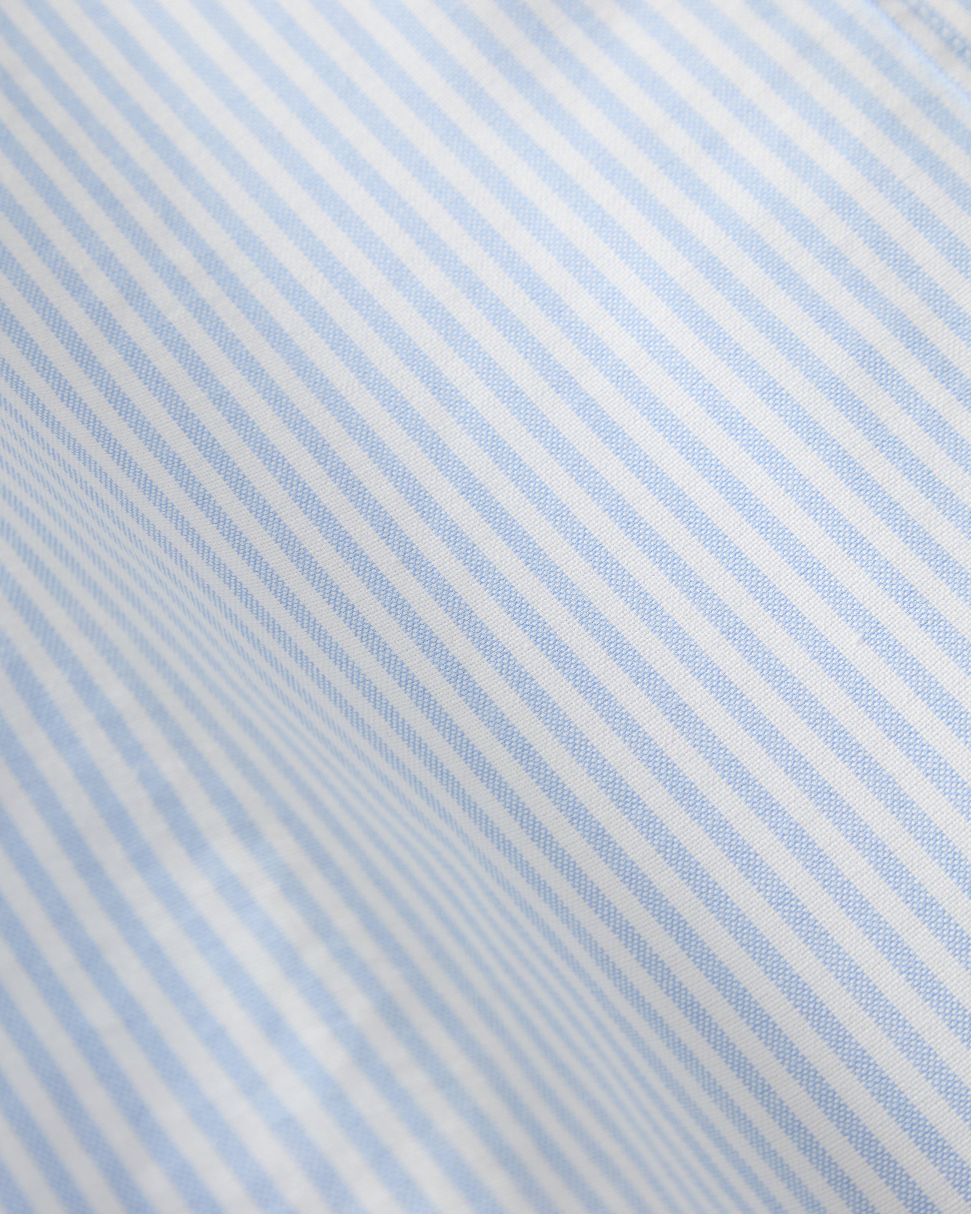 Ferdinand Oxford Button Down Shirt - White/Blue Stripe Berg & Berg