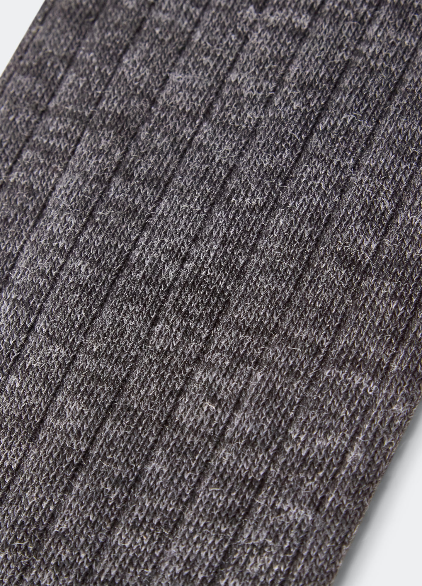 Over the Calf Wool Socks - Mid Grey