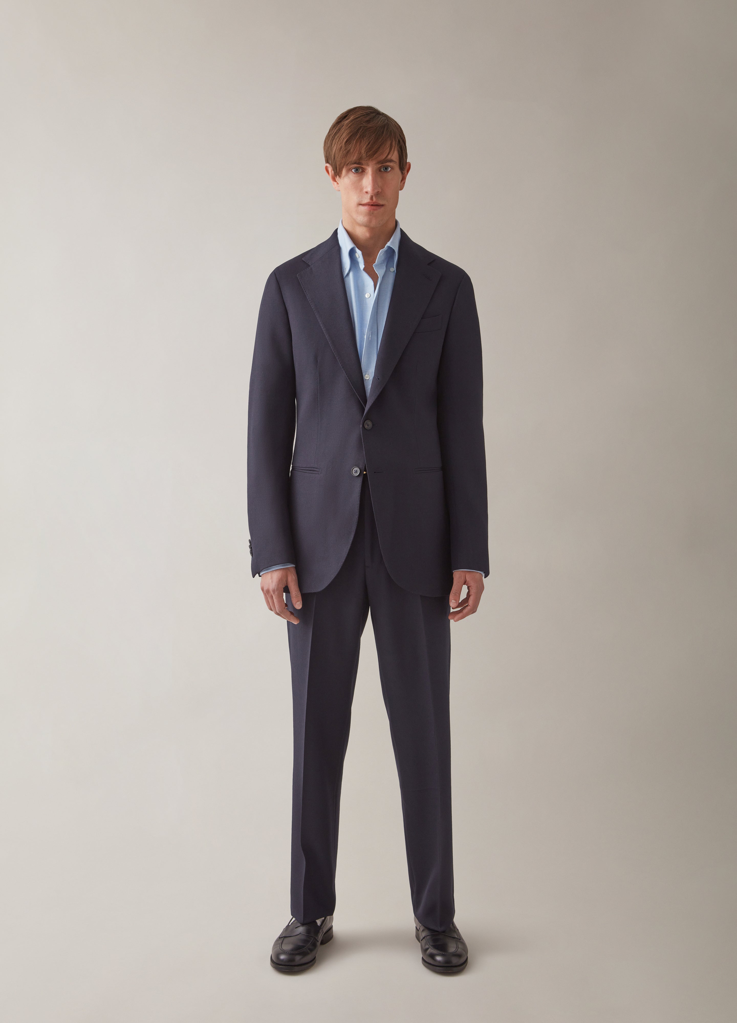 Dan Cavalry Twill Blazer - Navy Berg & Berg