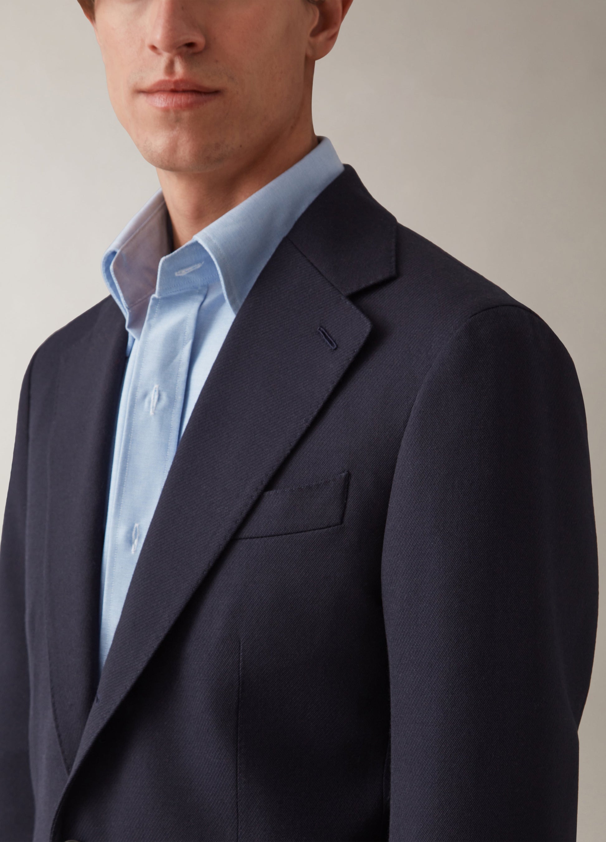 Dan Cavalry Twill Blazer - Navy Berg & Berg