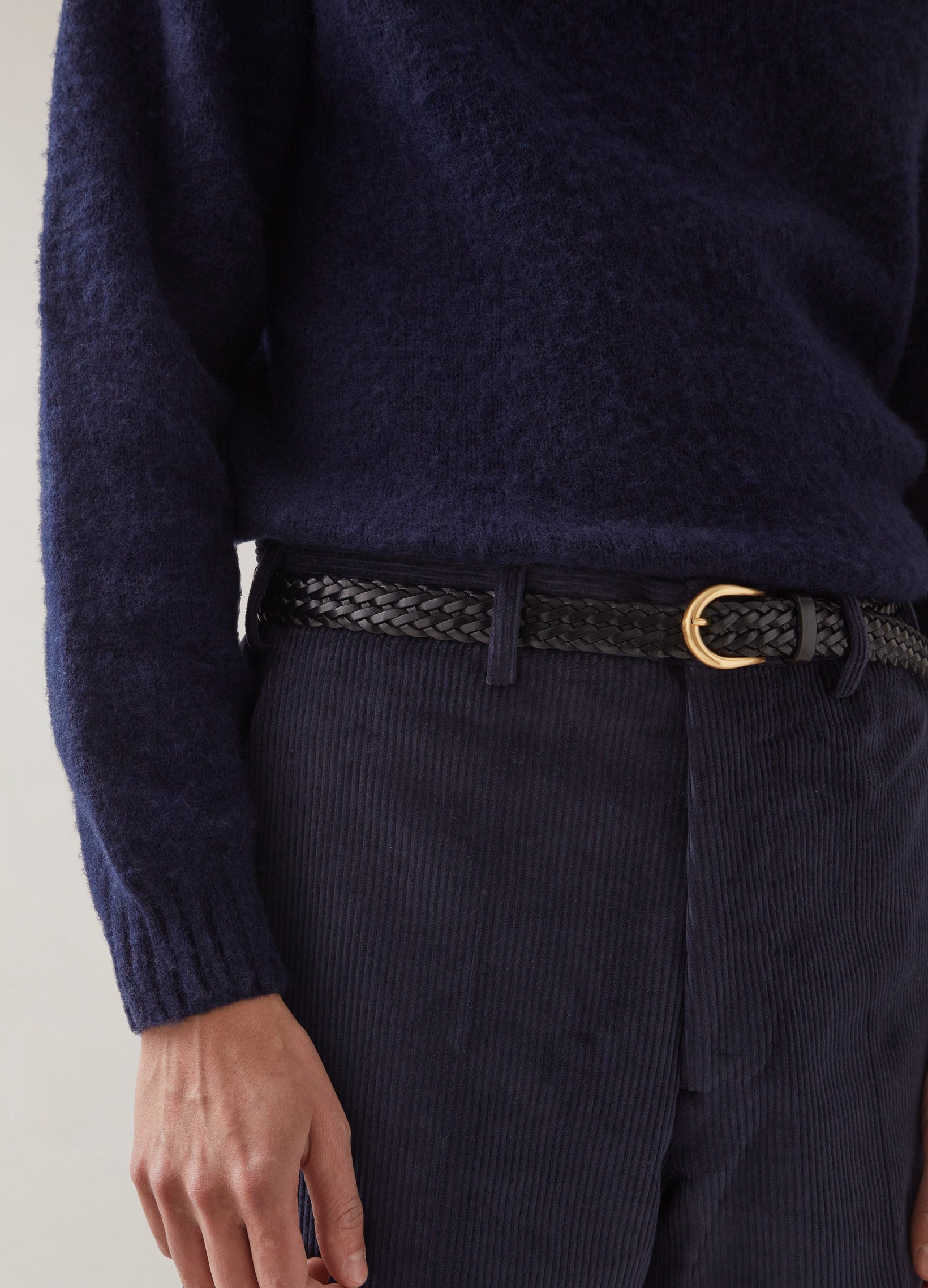 Alfie Corduroy Trousers - Navy Berg & Berg