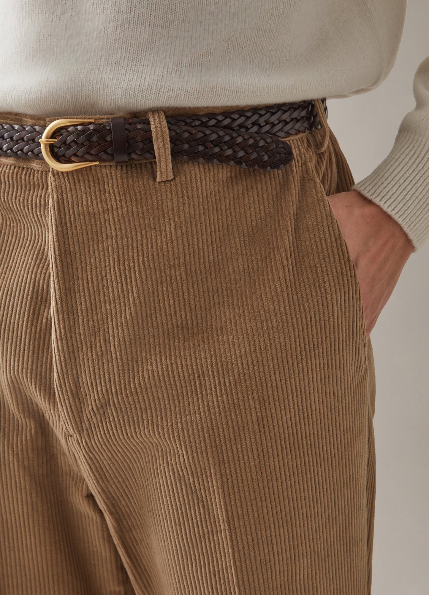 Alfie Corduroy Trousers - Fawn Berg & Berg