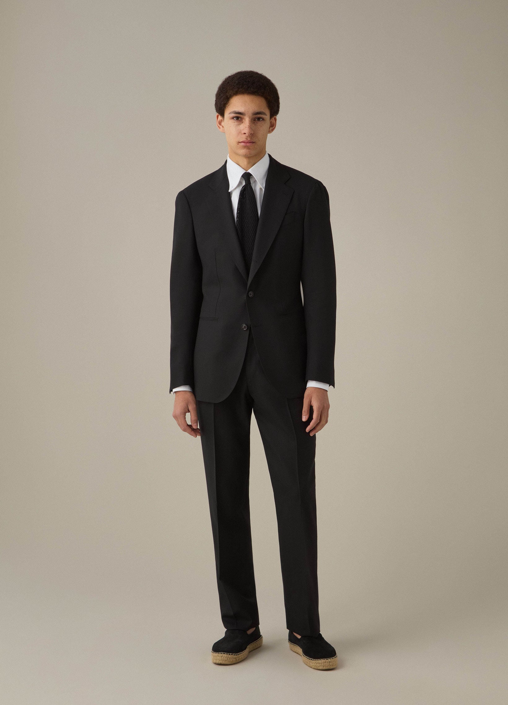 Don High Twist Suit Jacket - Black Berg & Berg
