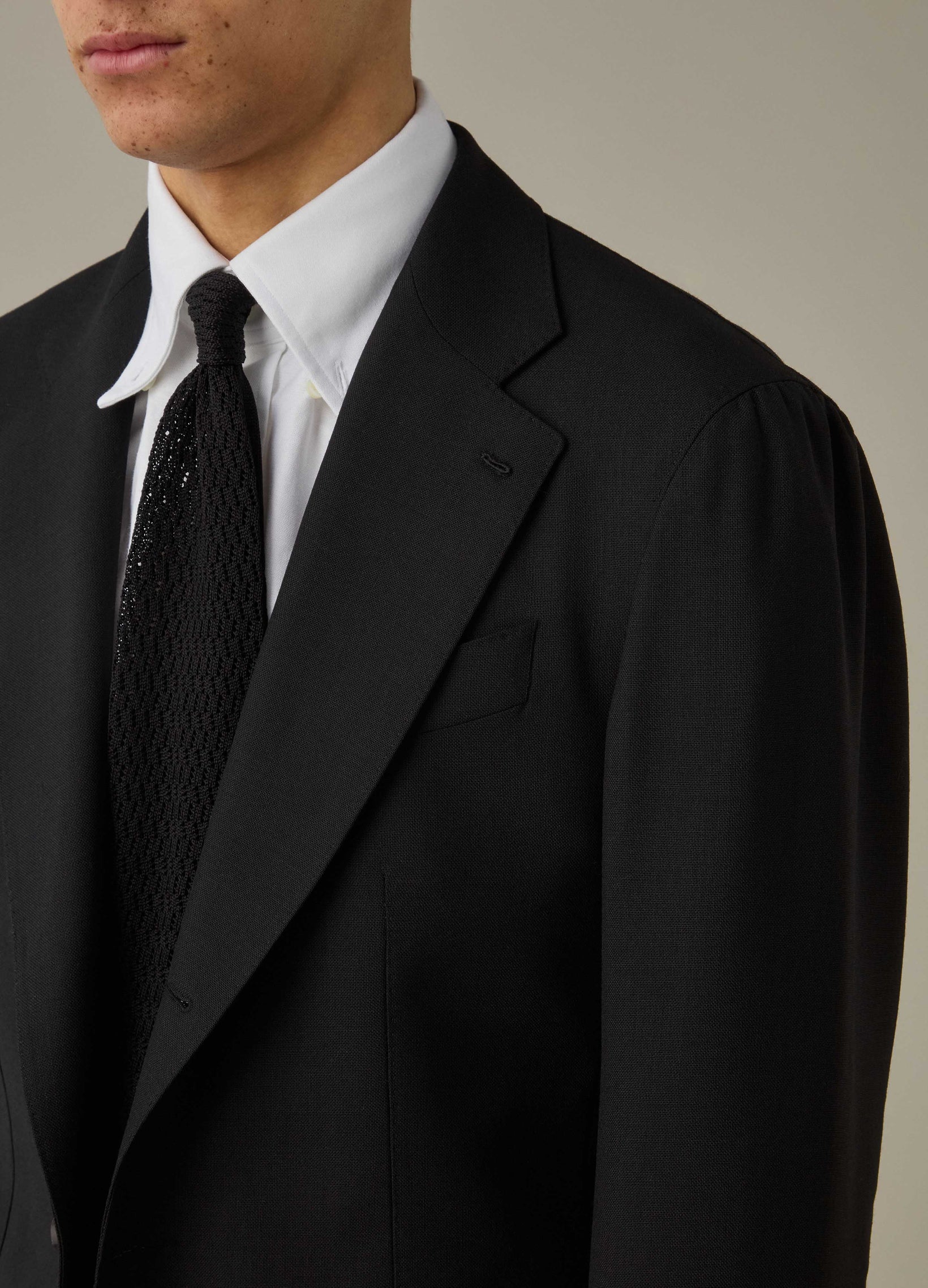 Don High Twist Suit Jacket - Black Berg & Berg