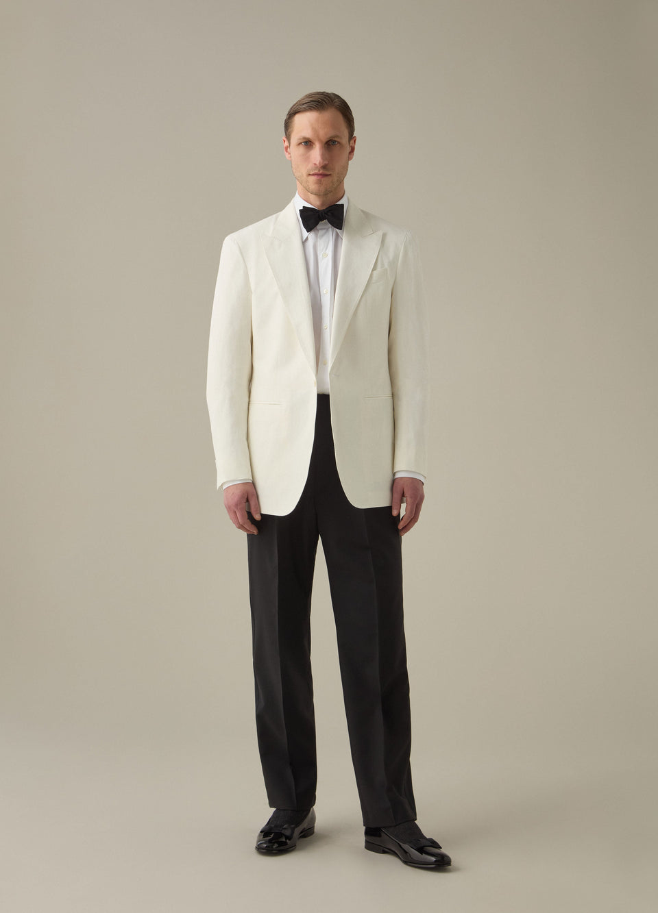 Donnie Smoking Jacket - White Berg & Berg