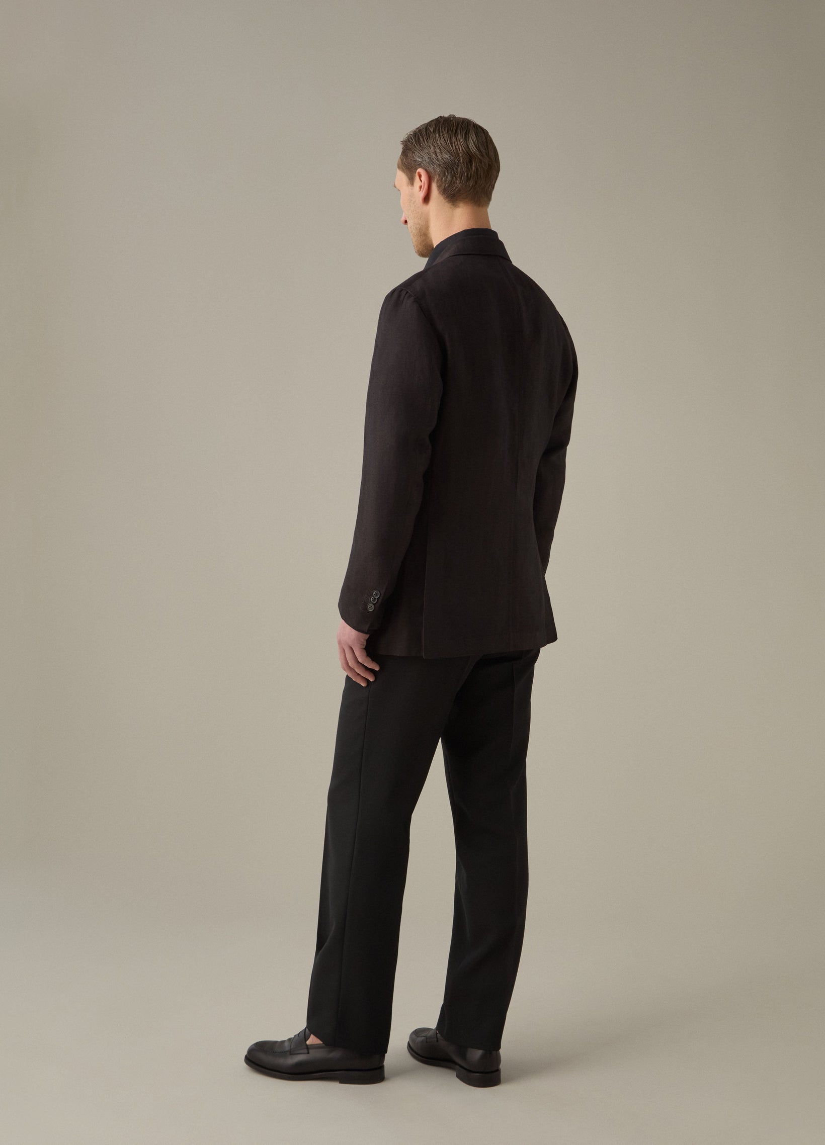 Don Sport Herringbone Jacket - Dark Chocolate Berg & Berg