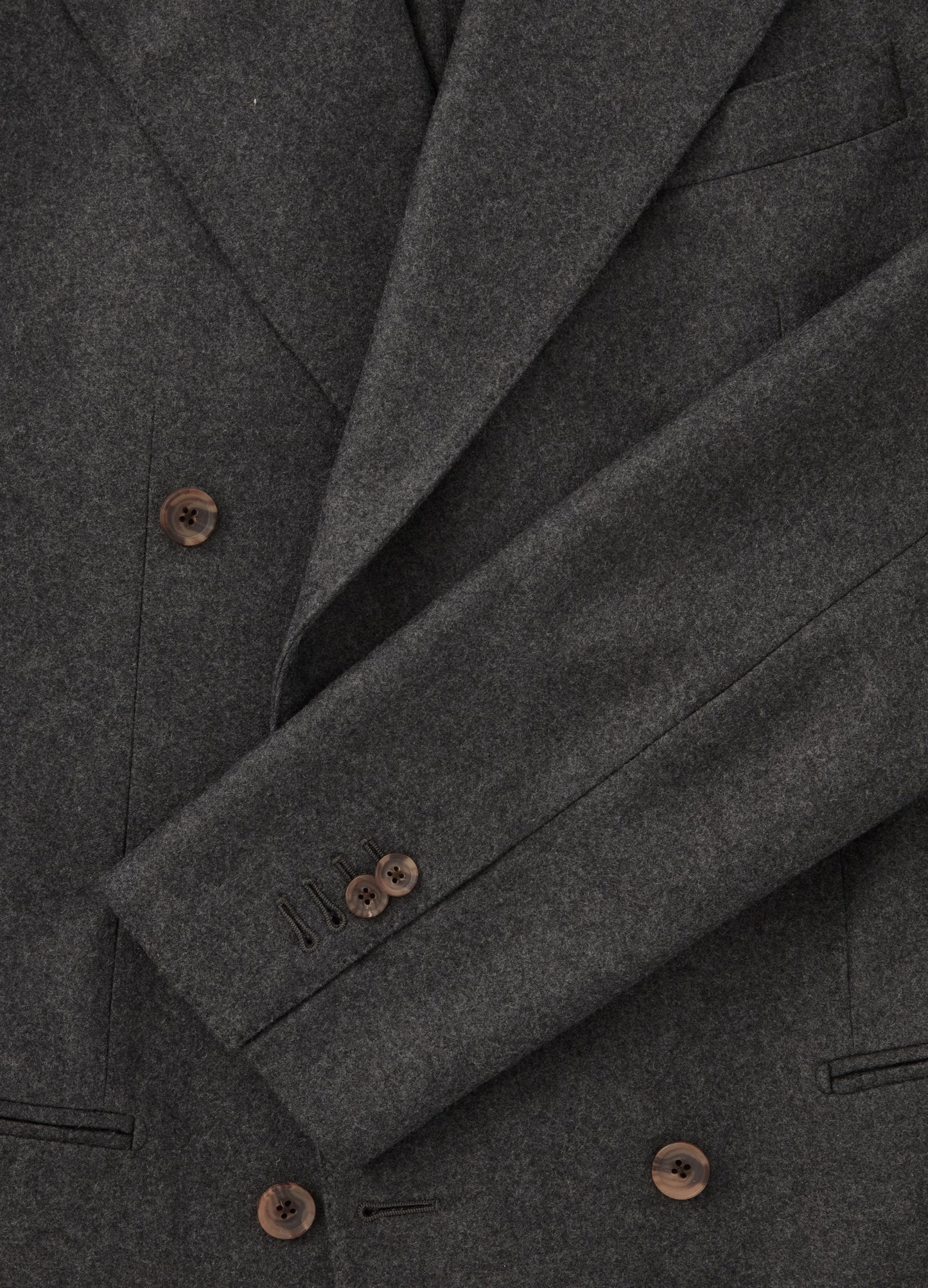 Dylan DB Flannel Blazer - Mid Grey Berg & Berg