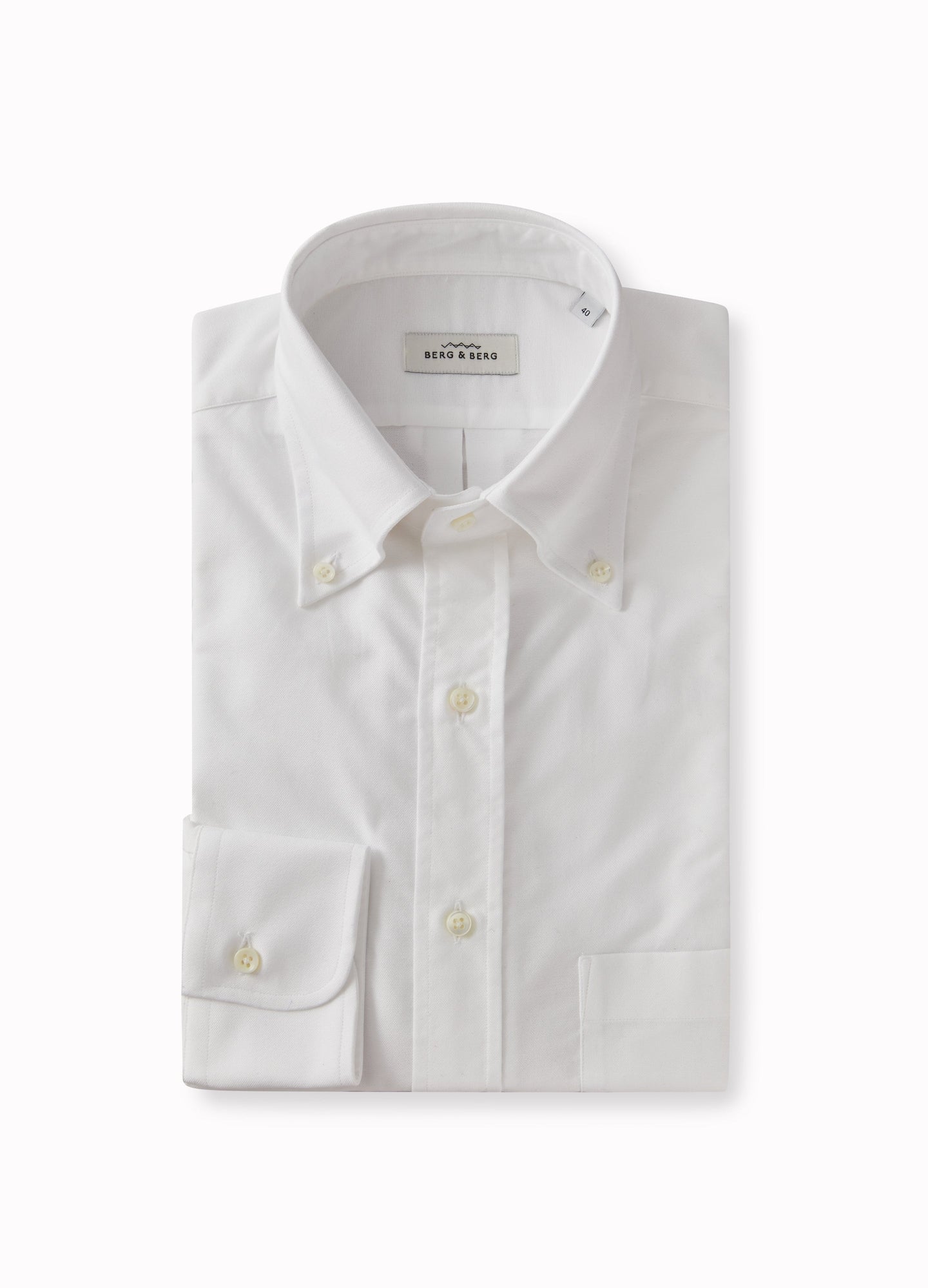 Ferdinand Button Down Shirt - White Berg & Berg