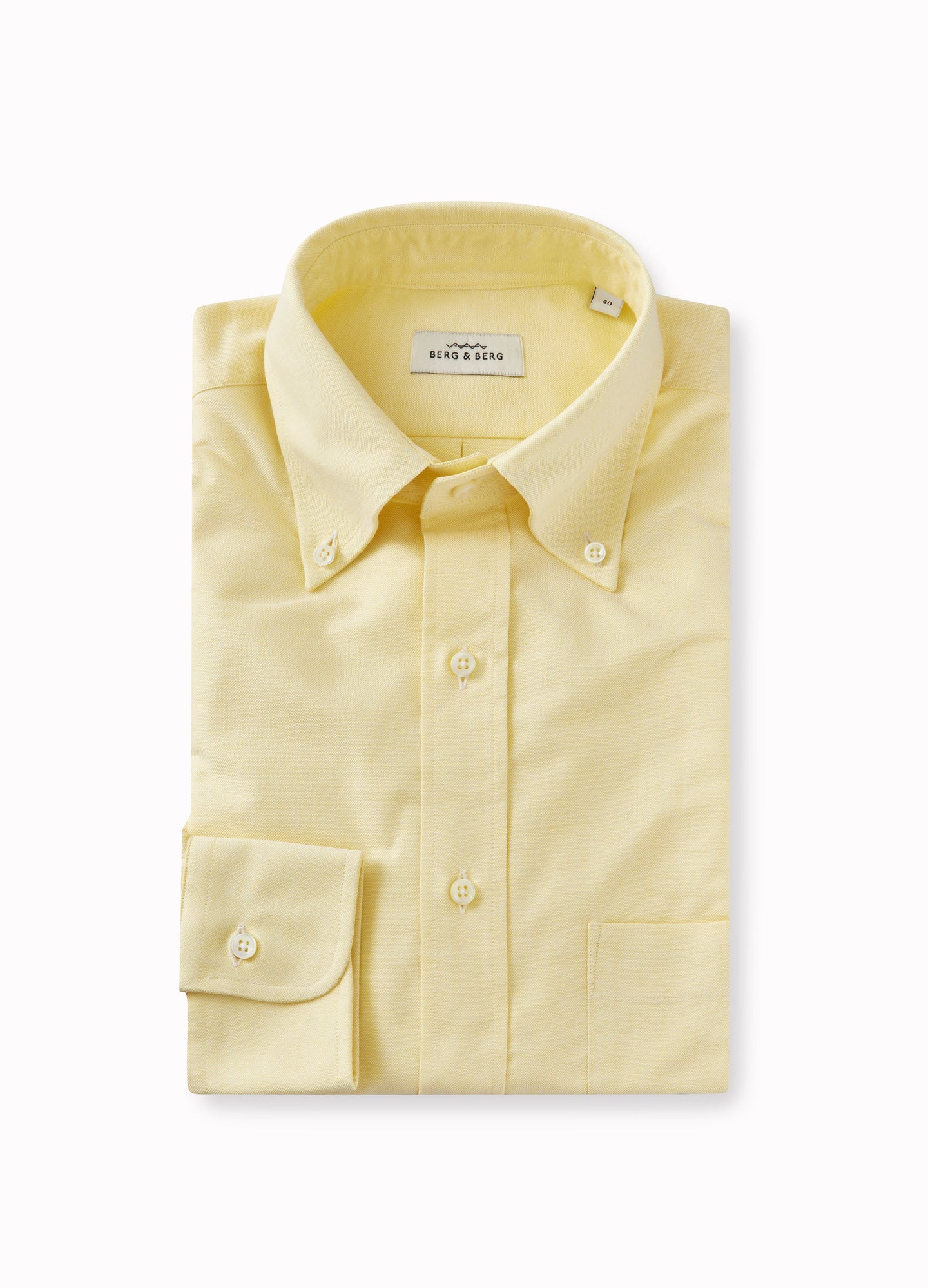 Ferdinand Button Down Shirt - Pale Yellow Berg & Berg