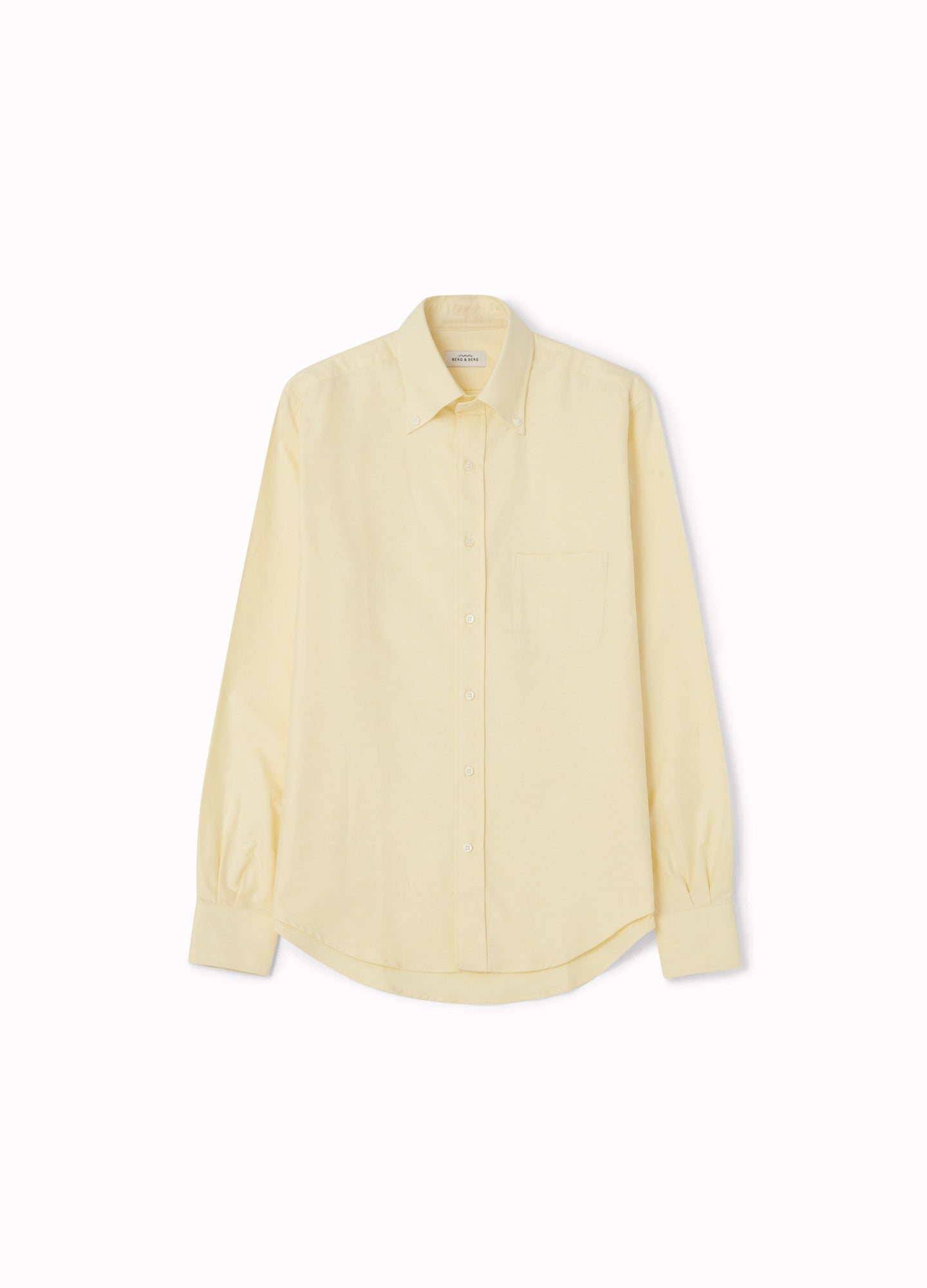 Pale yellow sales button up shirt