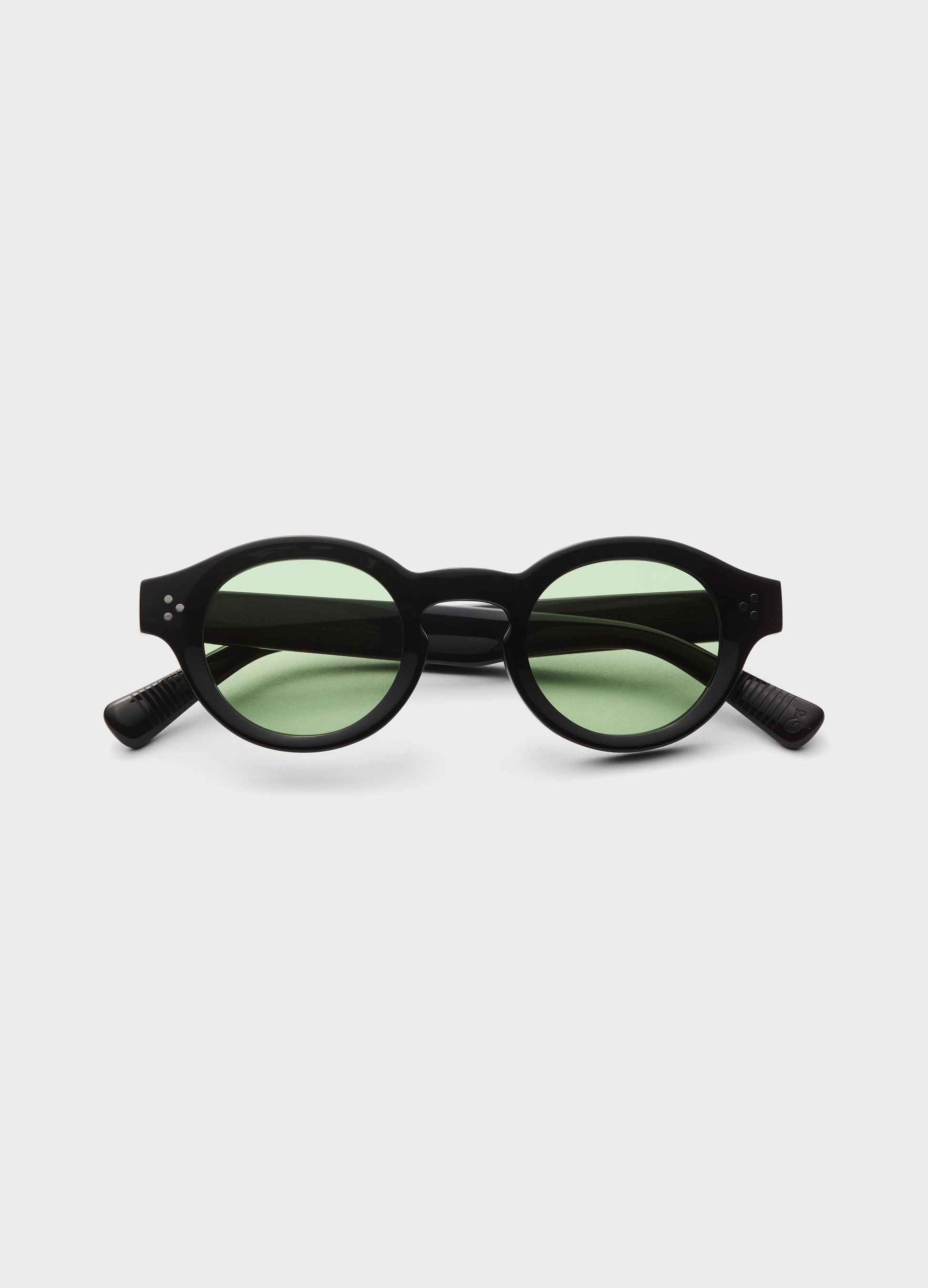 George Sunglasses - Black/Green Lenses bergbergstore