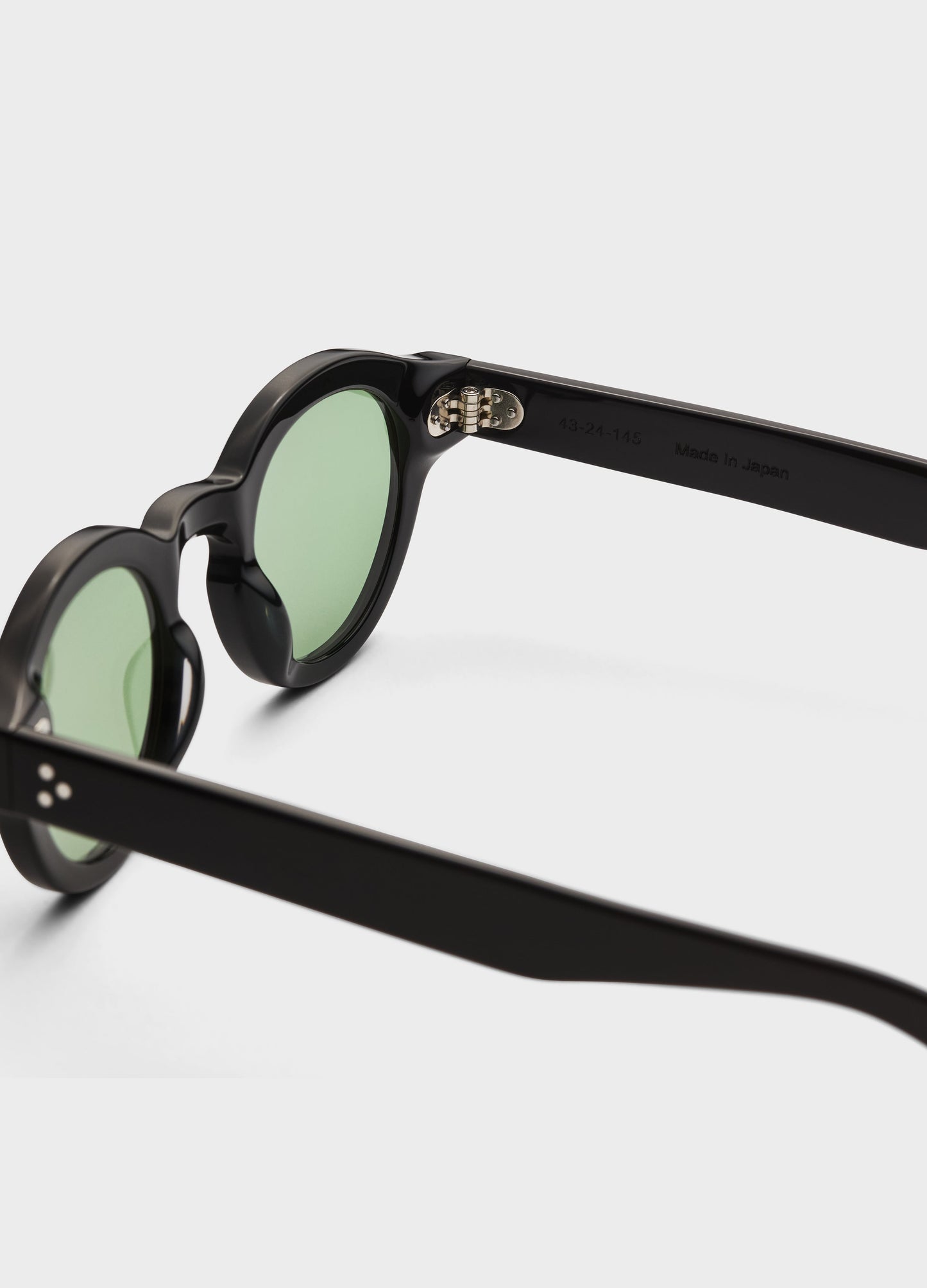 George Sunglasses - Black/Green Lenses bergbergstore