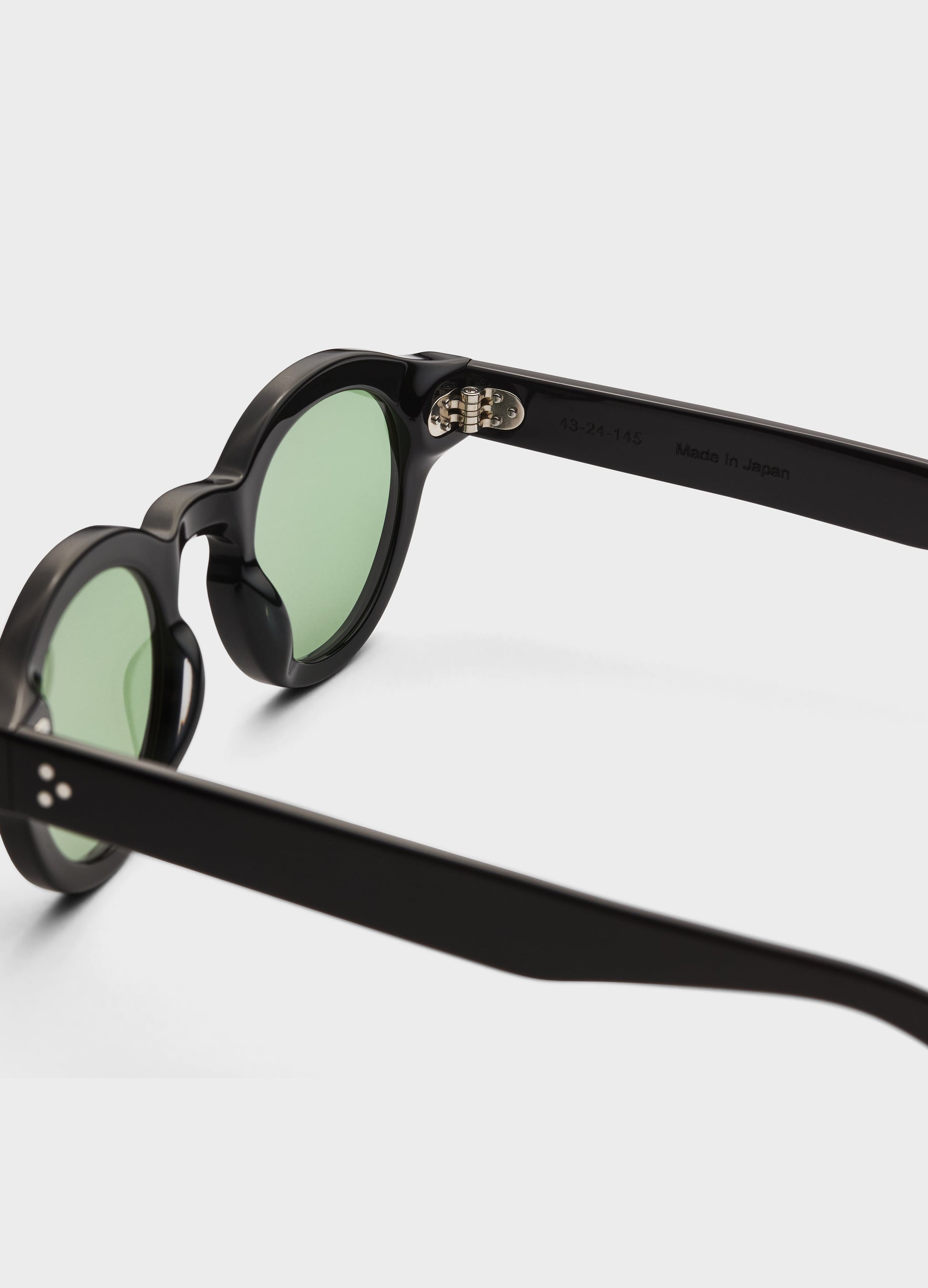George Sunglasses - Black/Green Lenses bergbergstore