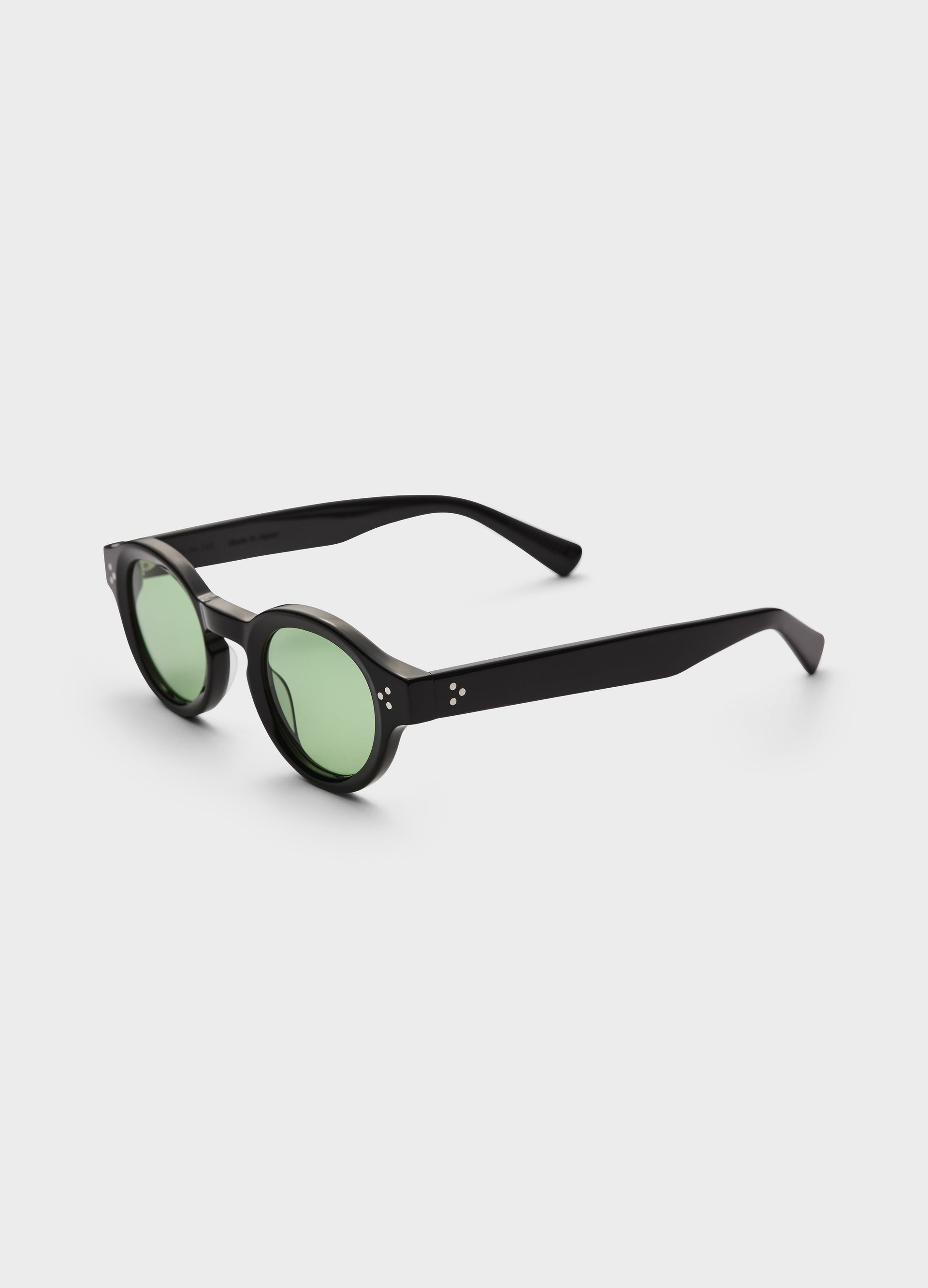 George Sunglasses - Black/Green Lenses bergbergstore