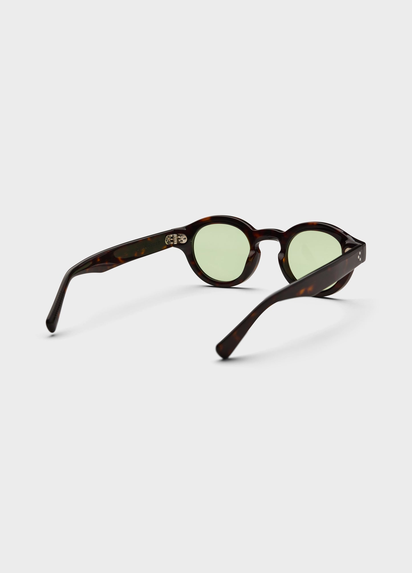 George Sunglasses - Dark Brown Tortoise/Green Lenses bergbergstore