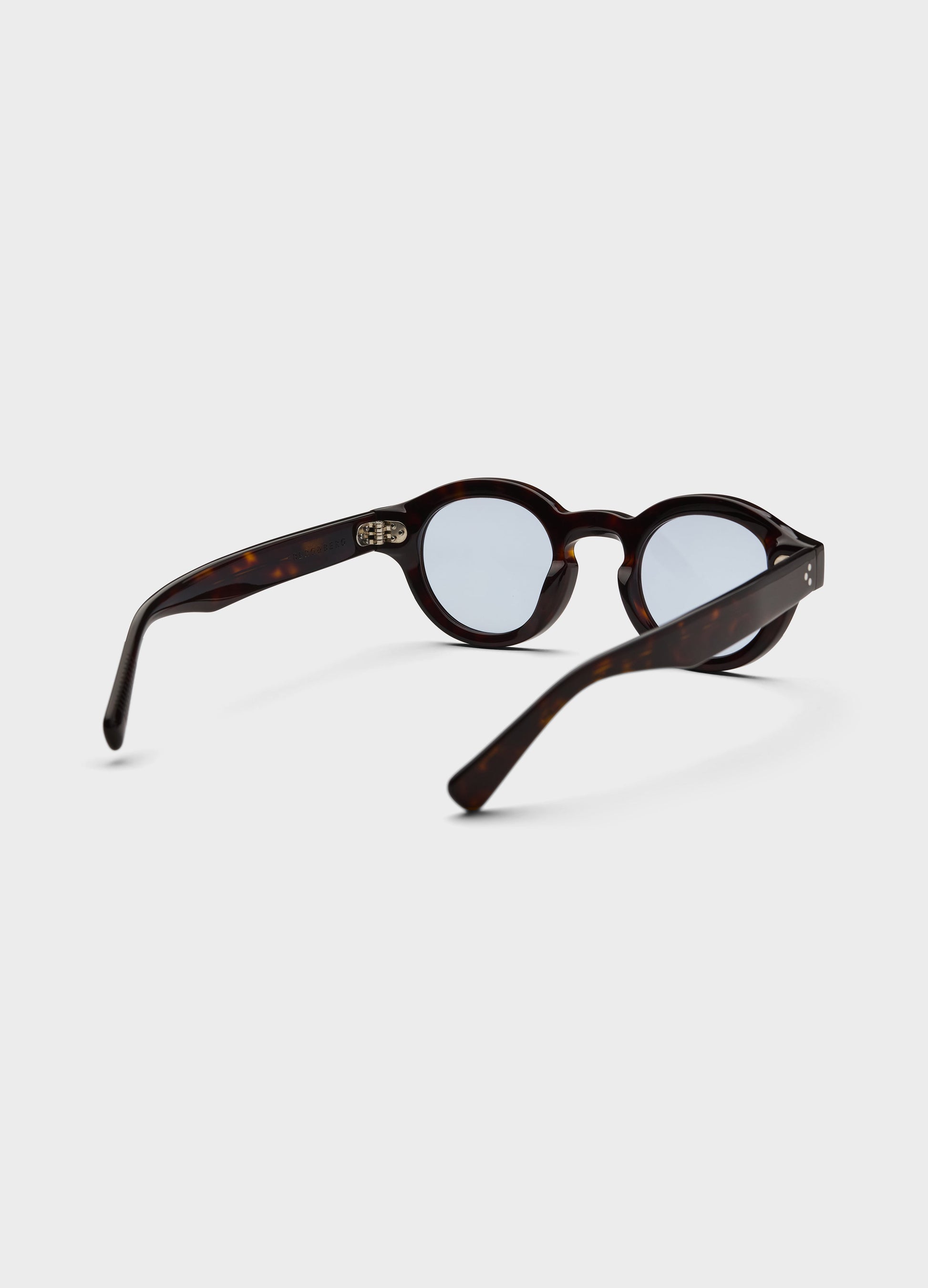George Sunglasses - Dark Brown Tortoise/Blue Lenses bergbergstore