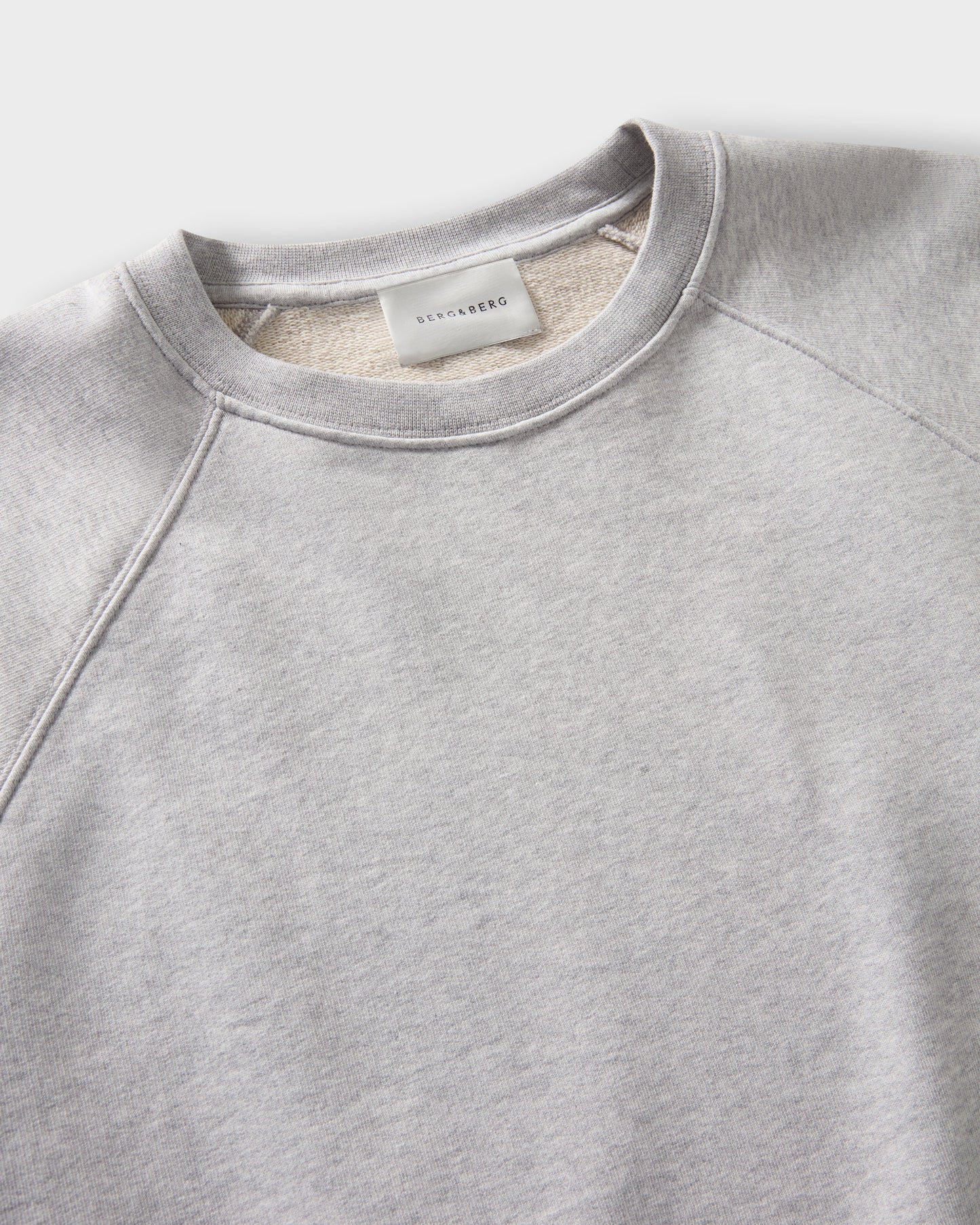 Tommy Raglan Sweatshirt - Grey Melange Berg & Berg