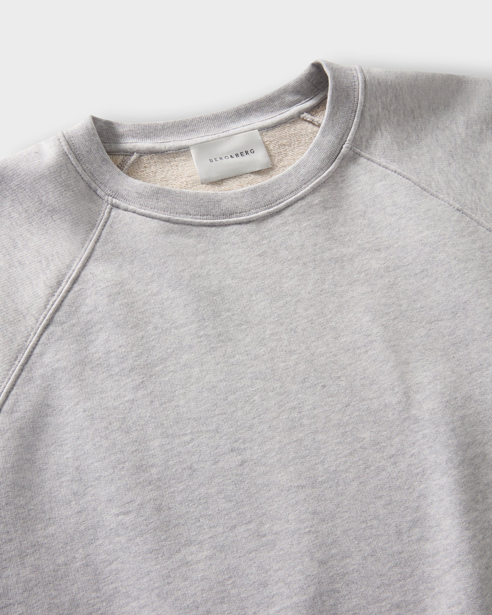 Tommy Raglan Sweatshirt - Grey Melange Berg & Berg