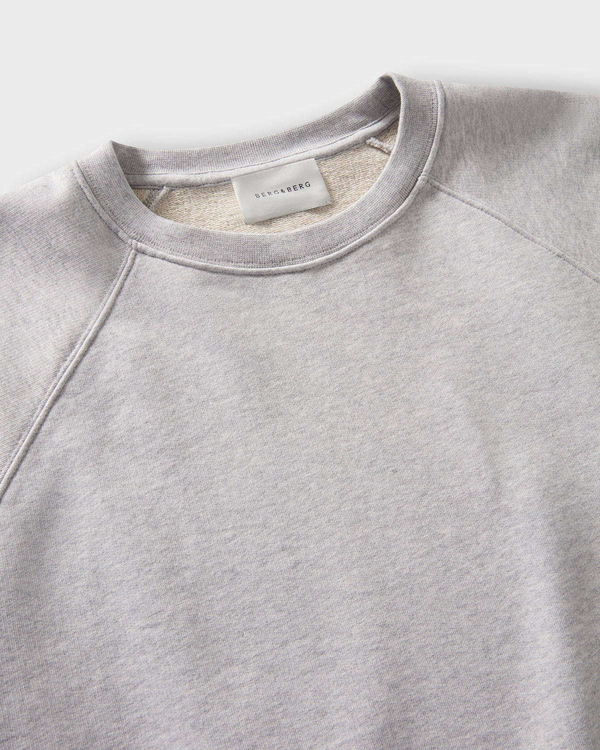 Tommy Raglan Sweatshirt - Grey Melange Berg & Berg
