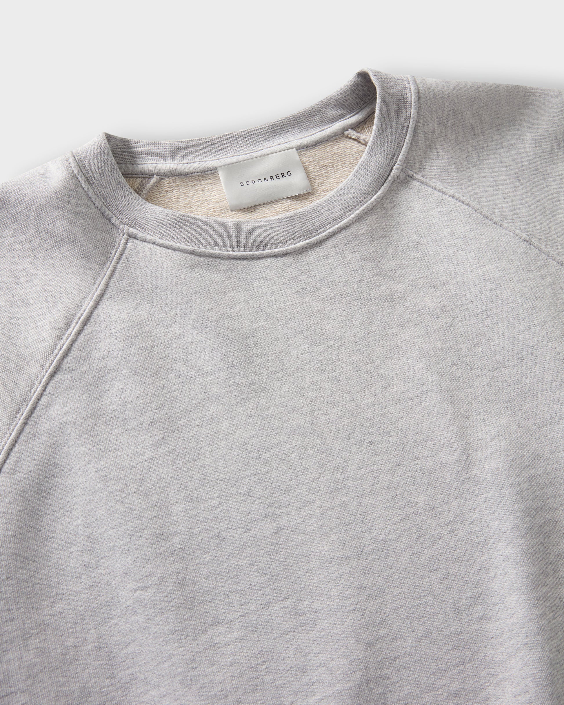 Tommy Raglan Sweatshirt - Grey Melange Berg & Berg