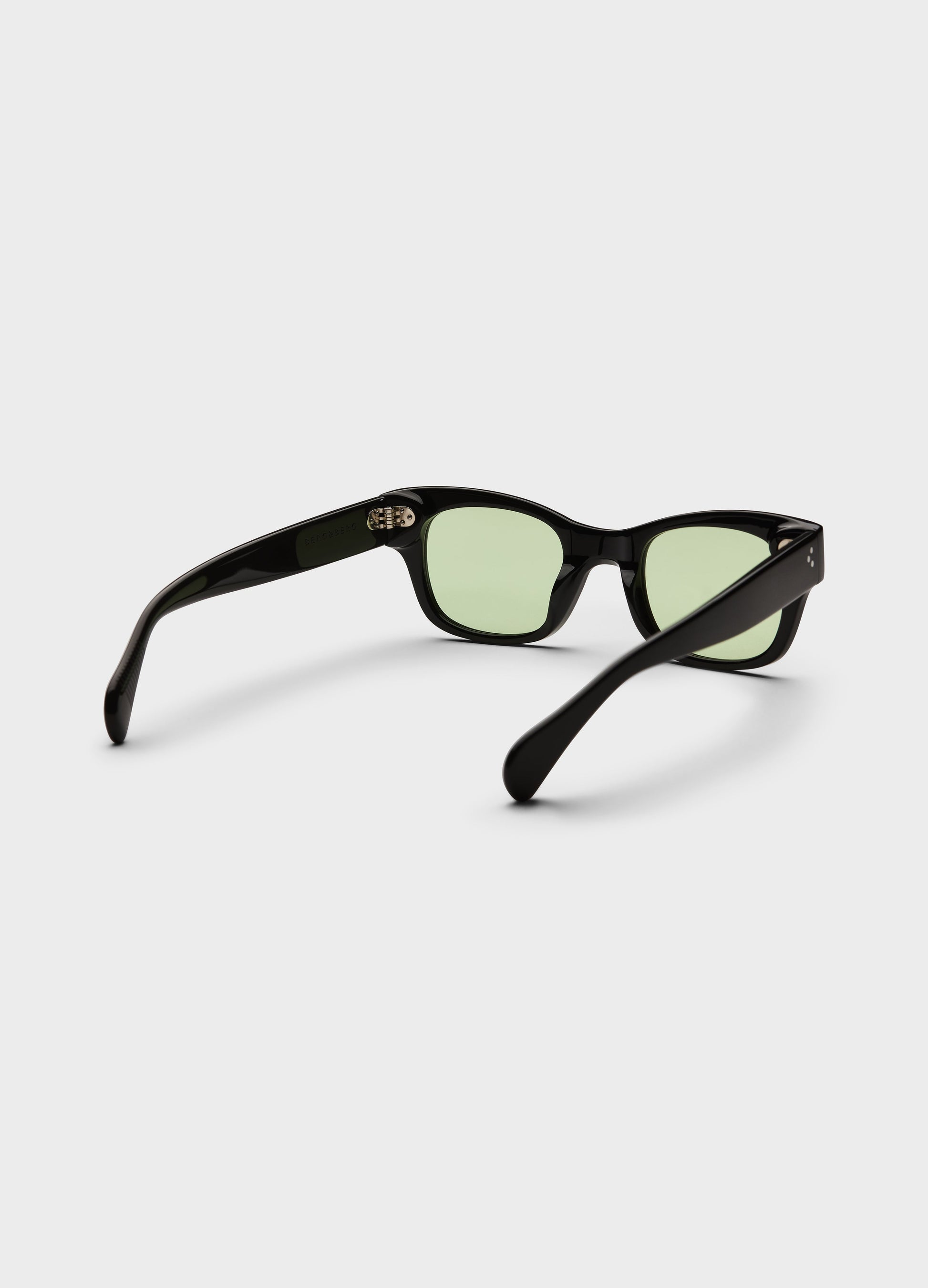 Gustav Sunglasses - Black/Green Lenses bergbergstore