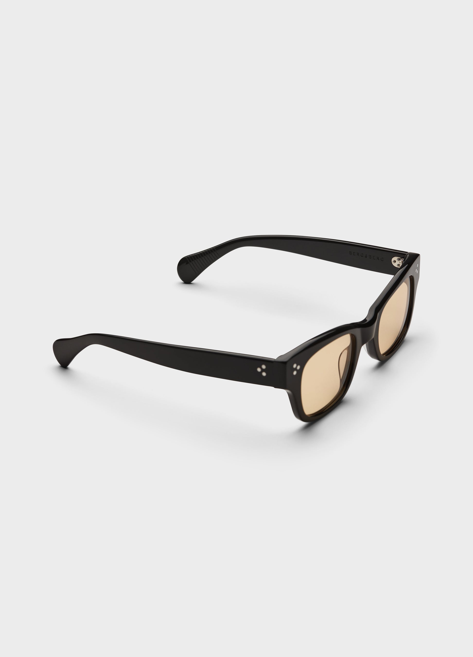 Gustav Sunglasses - Black/Brown Lenses bergbergstore