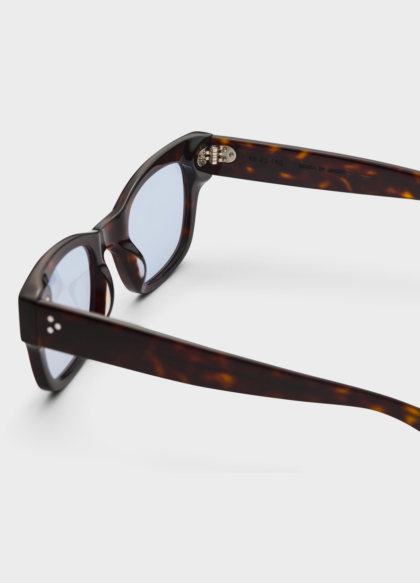 Gustav Sunglasses - Dark Brown Tortoise/Blue Lenses