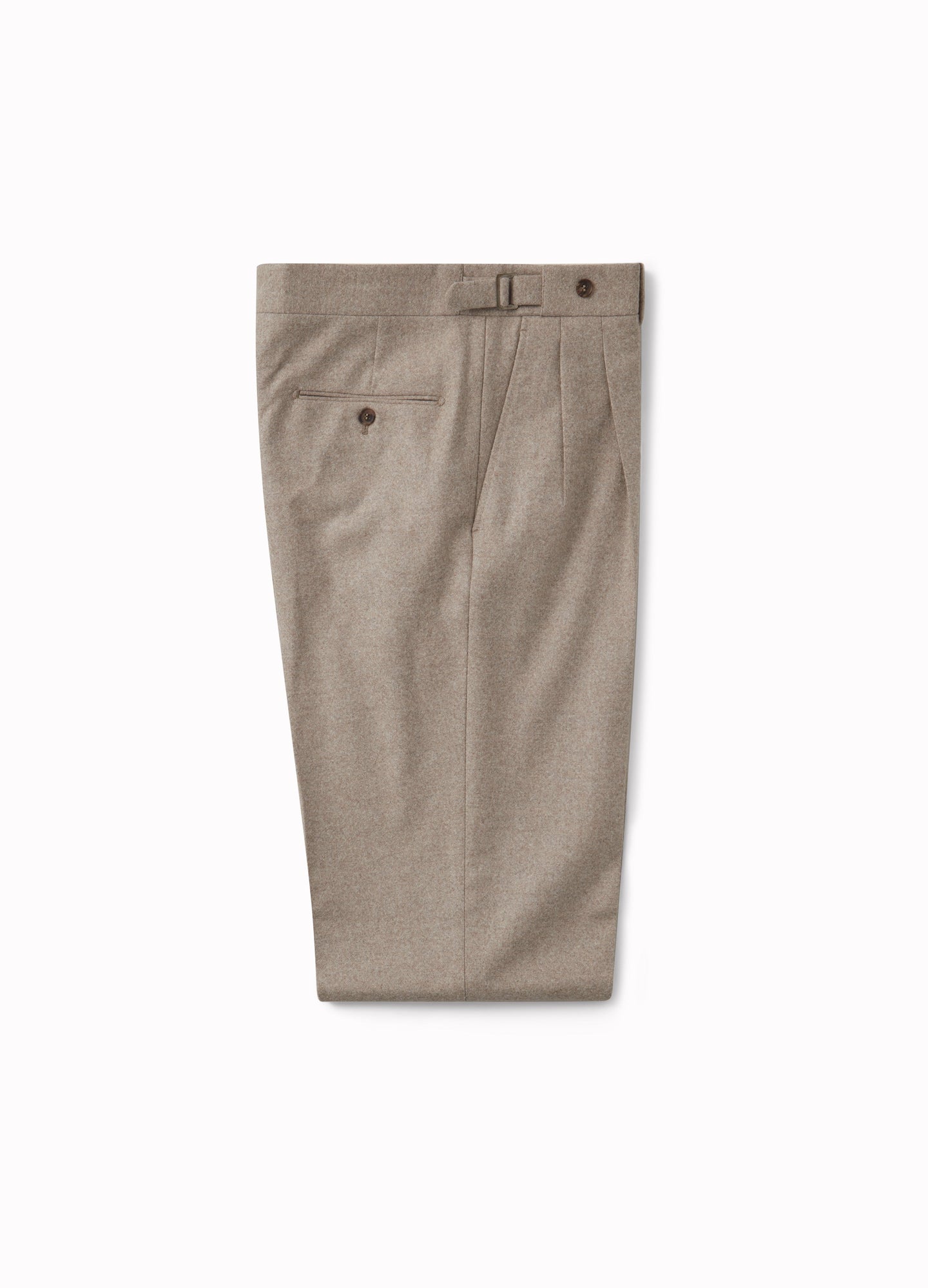 Antonio Flannel Trousers - Ecru Berg & Berg