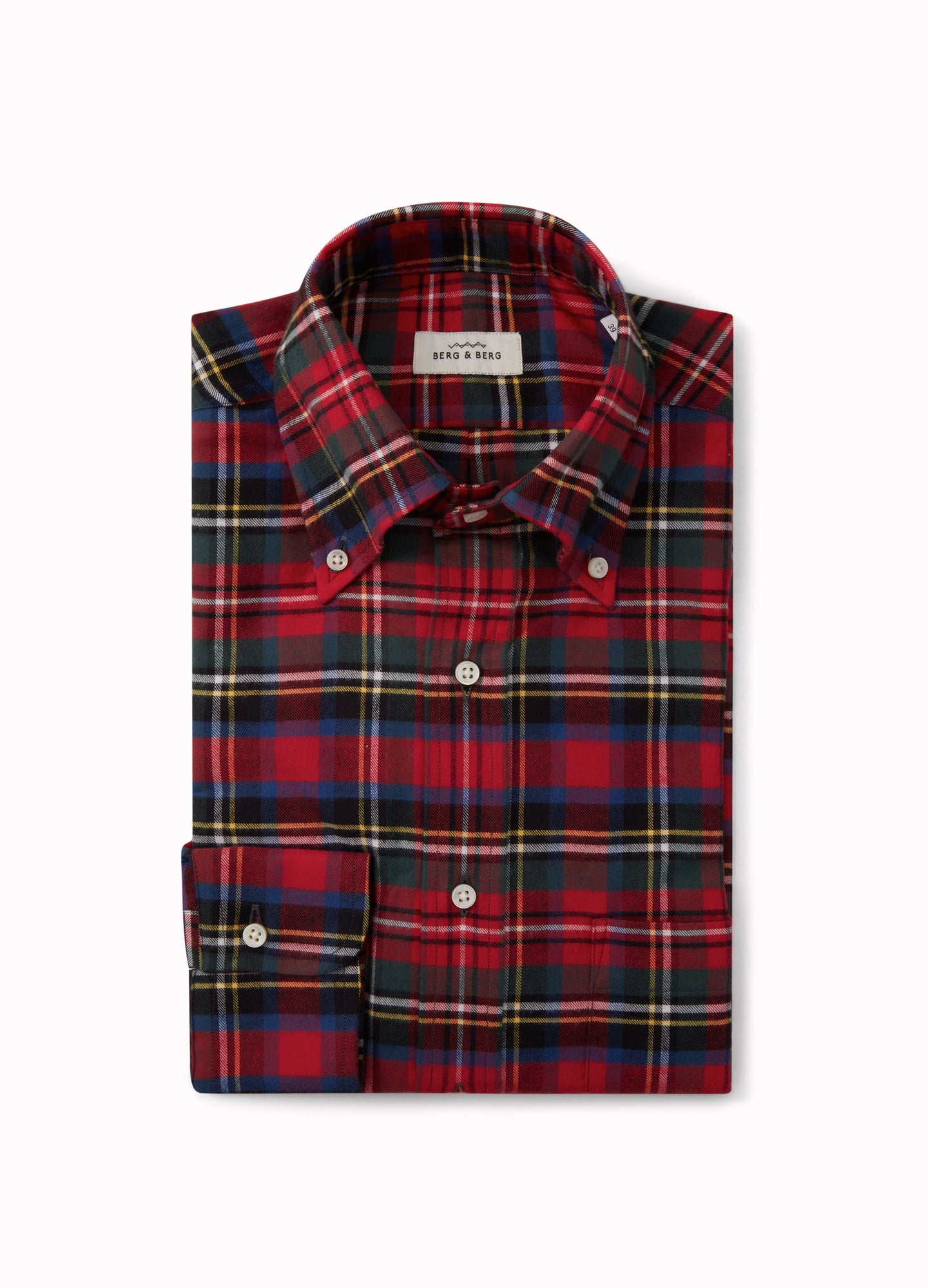 Ferdinand Button Down Shirt - Red Tartan Berg & Berg