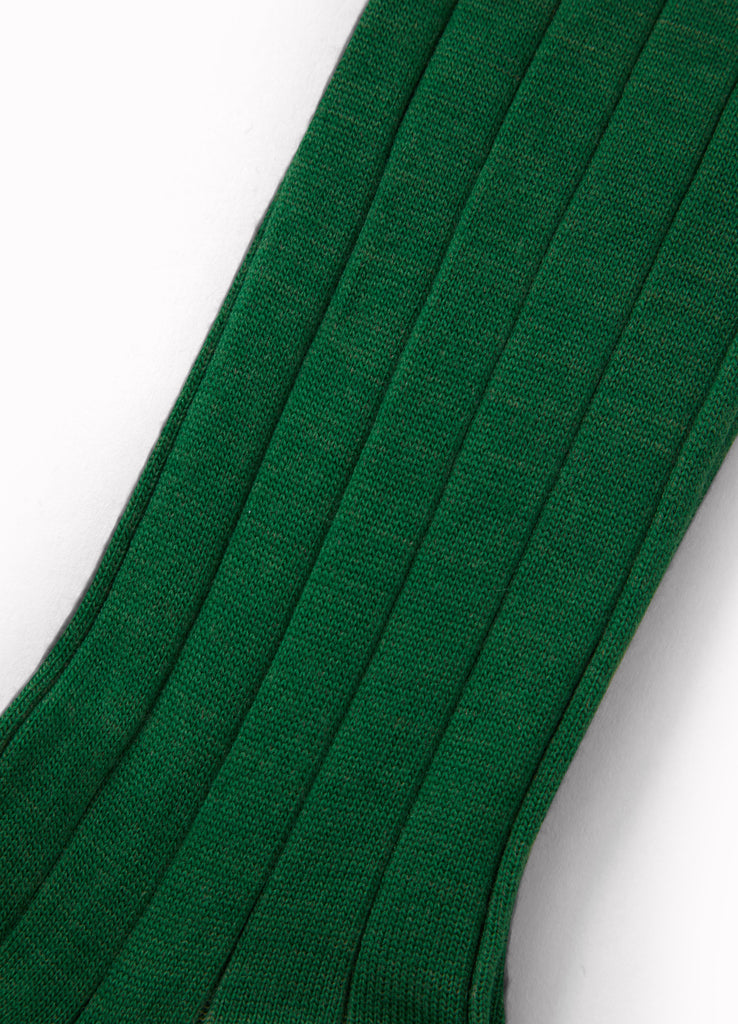 Wide Rib Wool Socks - Green – Berg & Berg