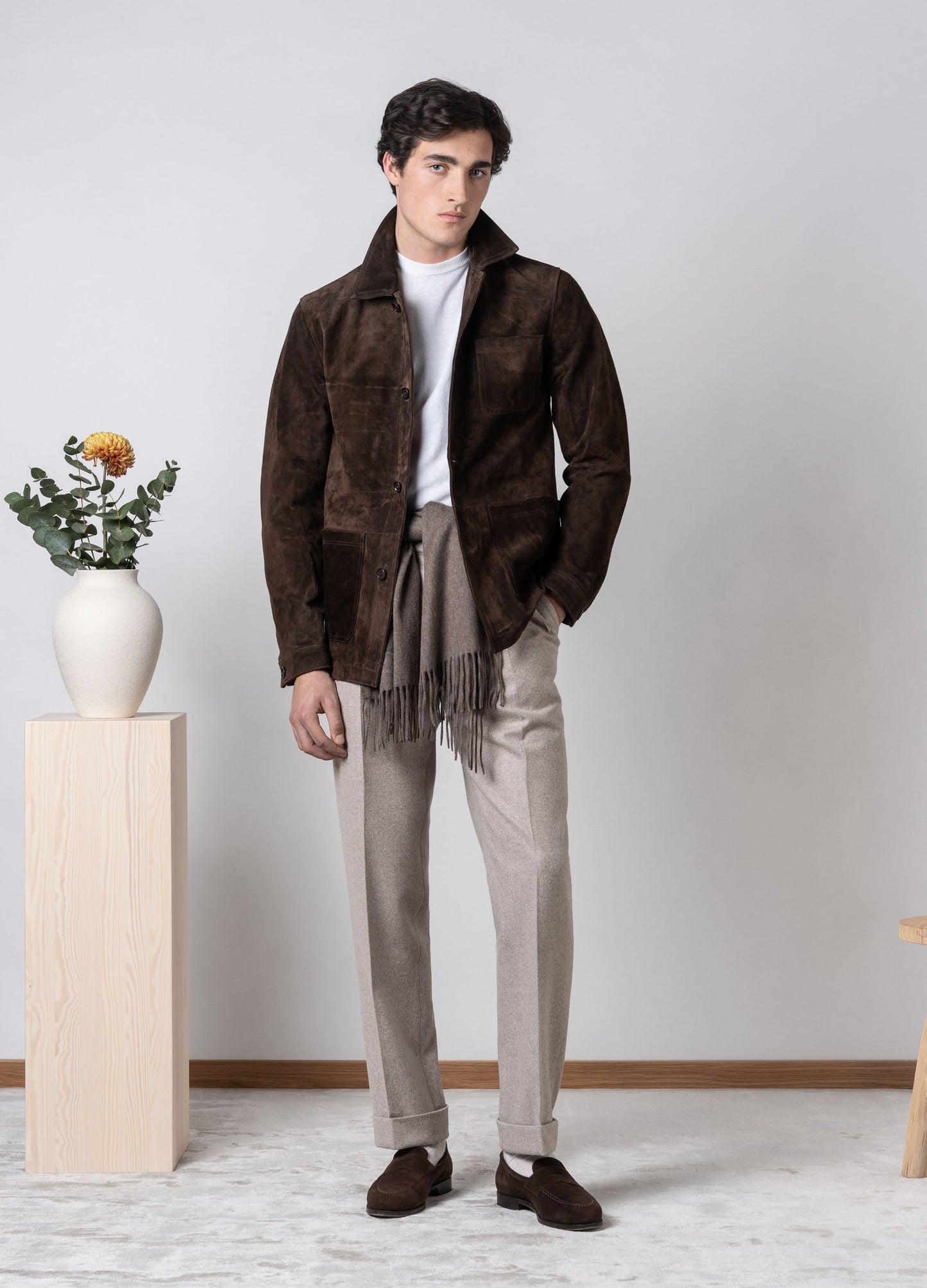 Bo Knitted T-Shirt - Ivory Berg & Berg