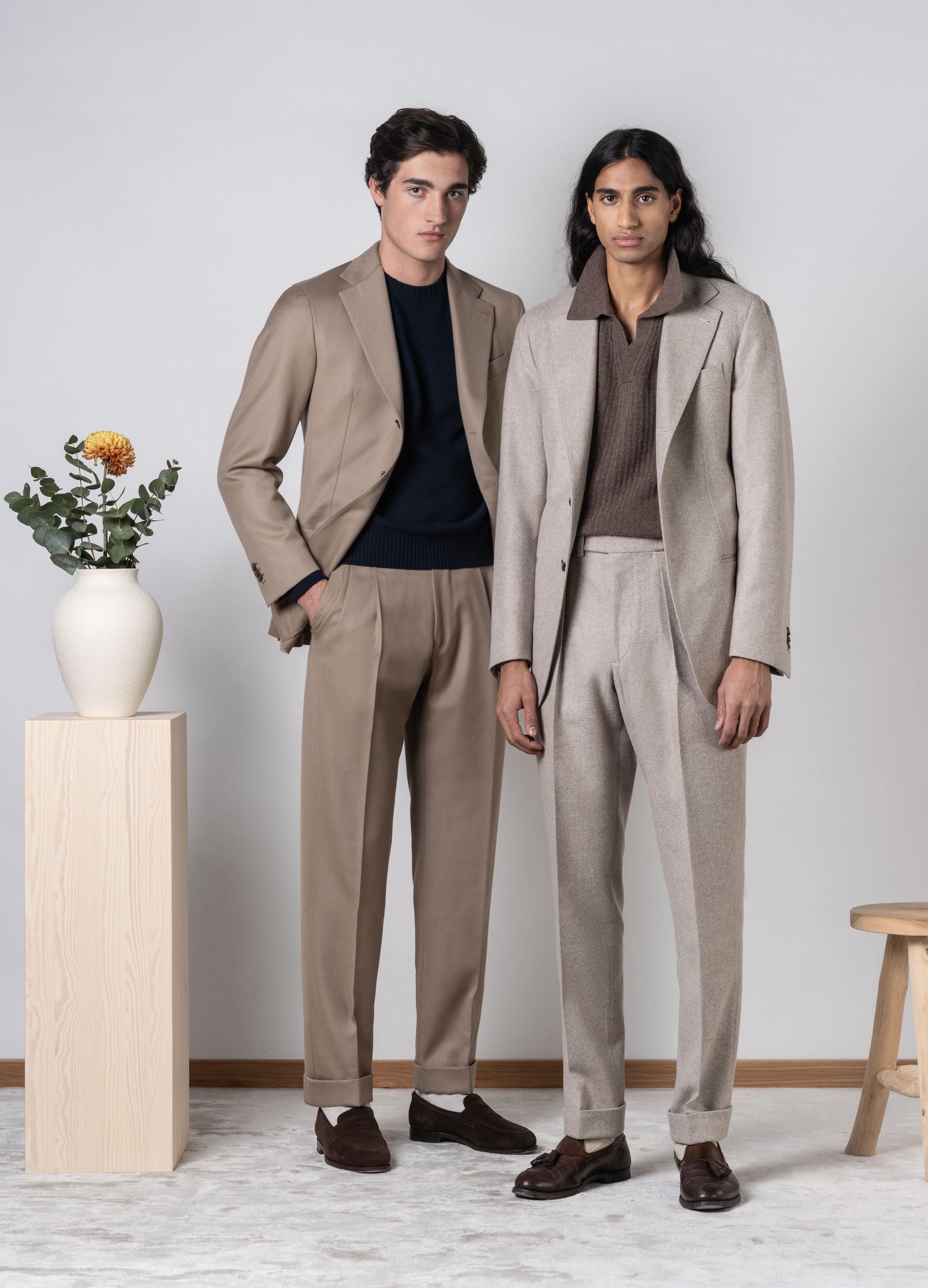 Dan Sport Cavalry Twill Blazer - Cold Beige Berg & Berg