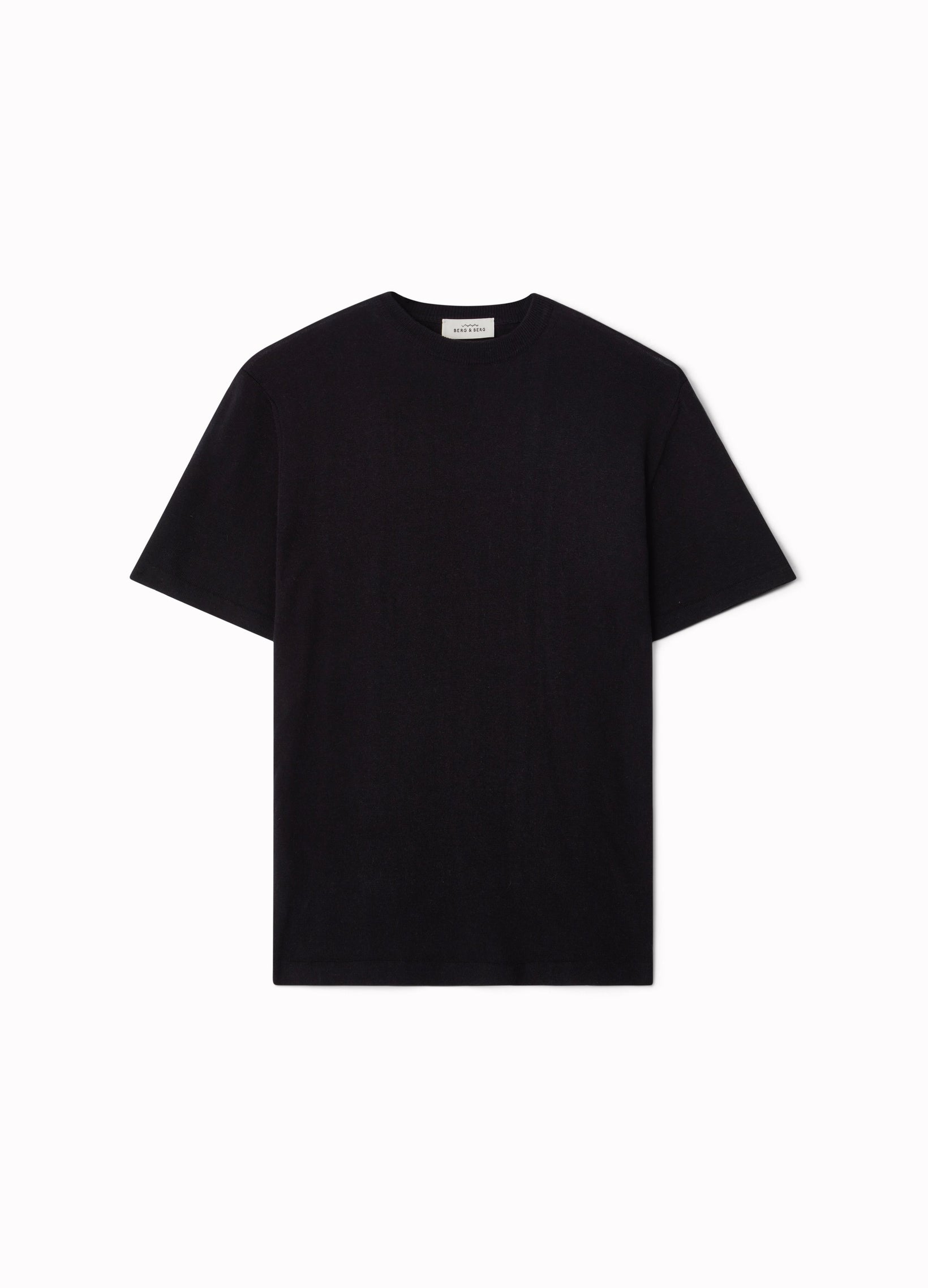 Bo Knitted T-Shirt - Navy Berg & Berg