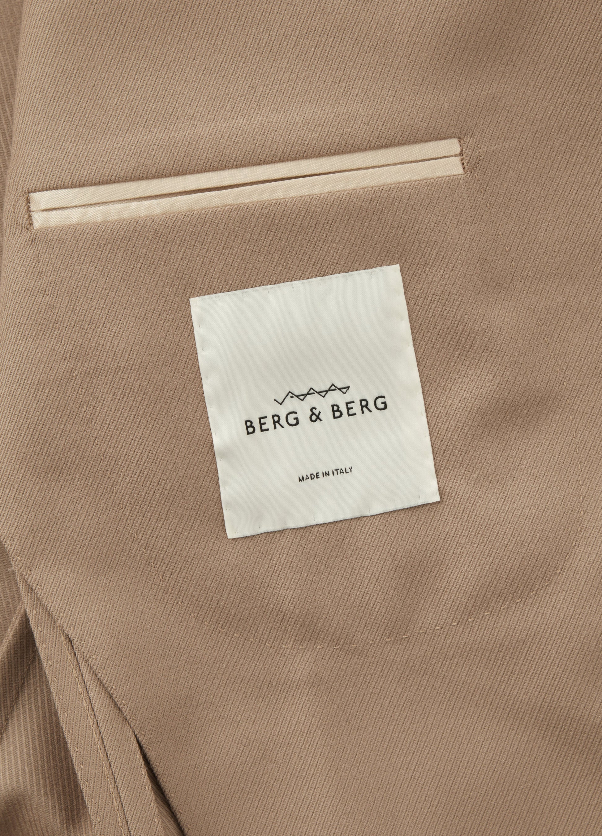 Dan Sport Cavalry Twill Blazer - Cold Beige Berg & Berg