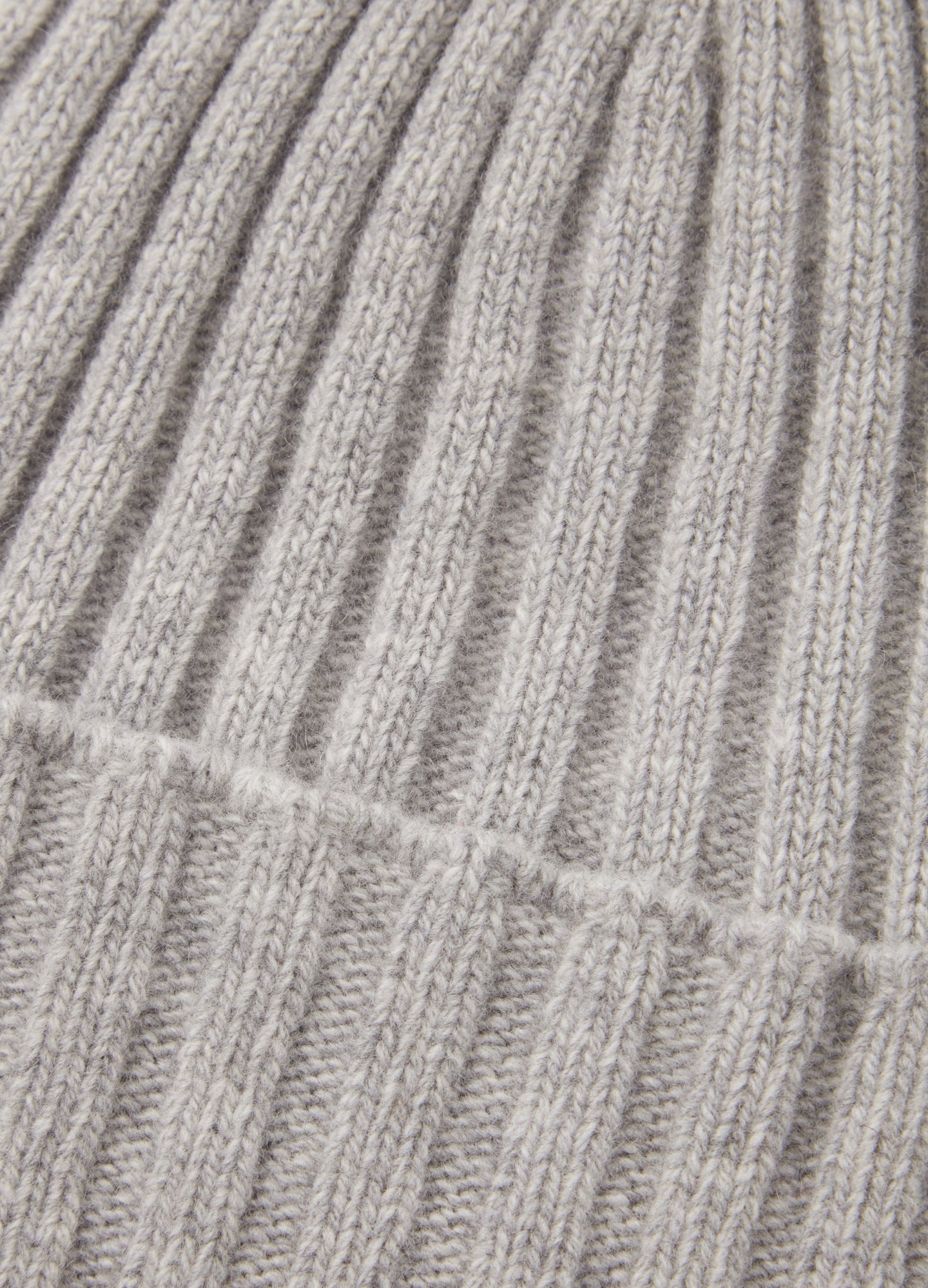 Merino/Cashmere Knit Hat - Light Grey Berg & Berg
