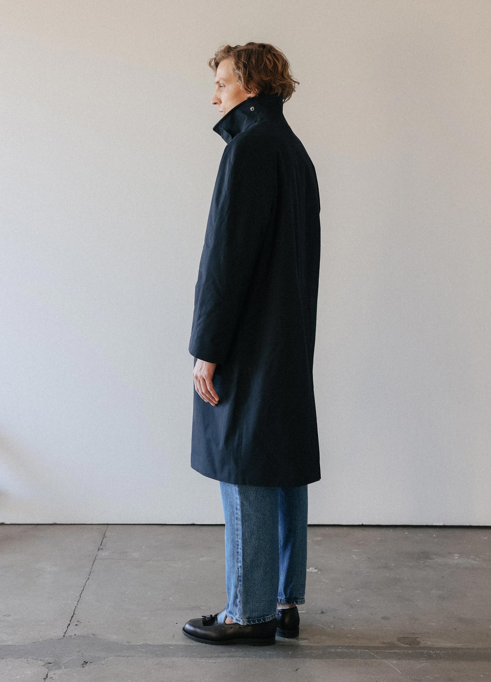 Nelson Raglan Coat - Navy Berg & Berg
