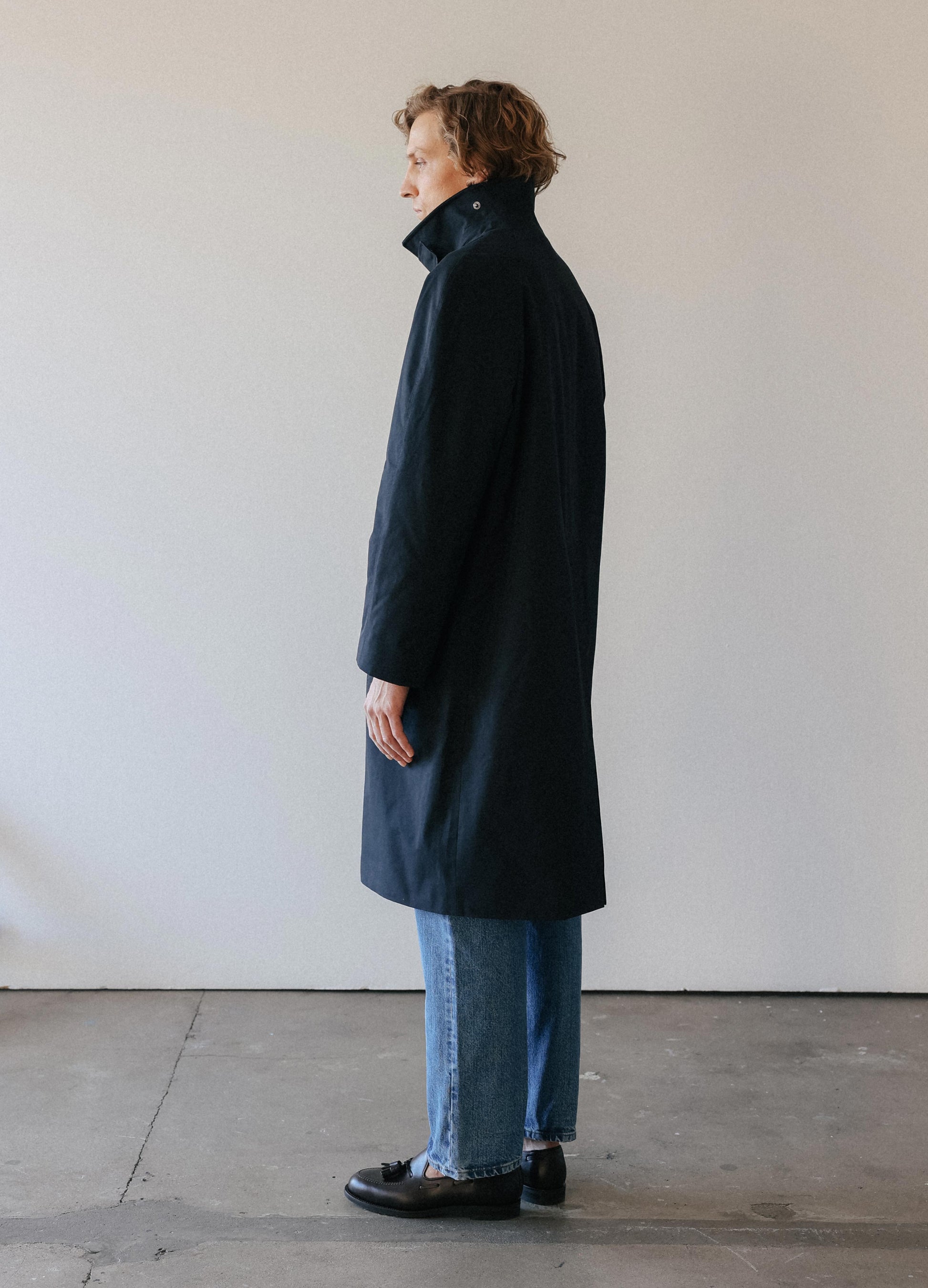 Nelson Raglan Coat - Navy Berg & Berg
