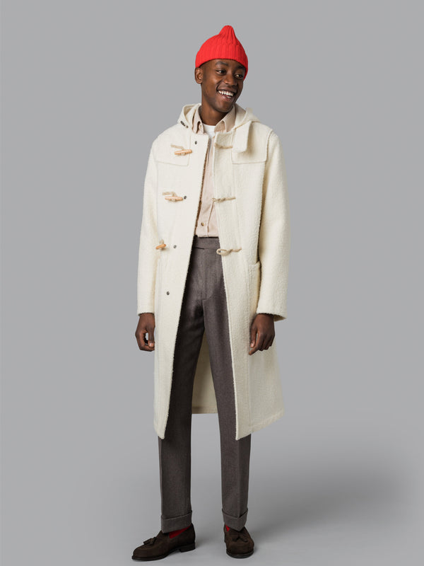 White hot sale duffle coat