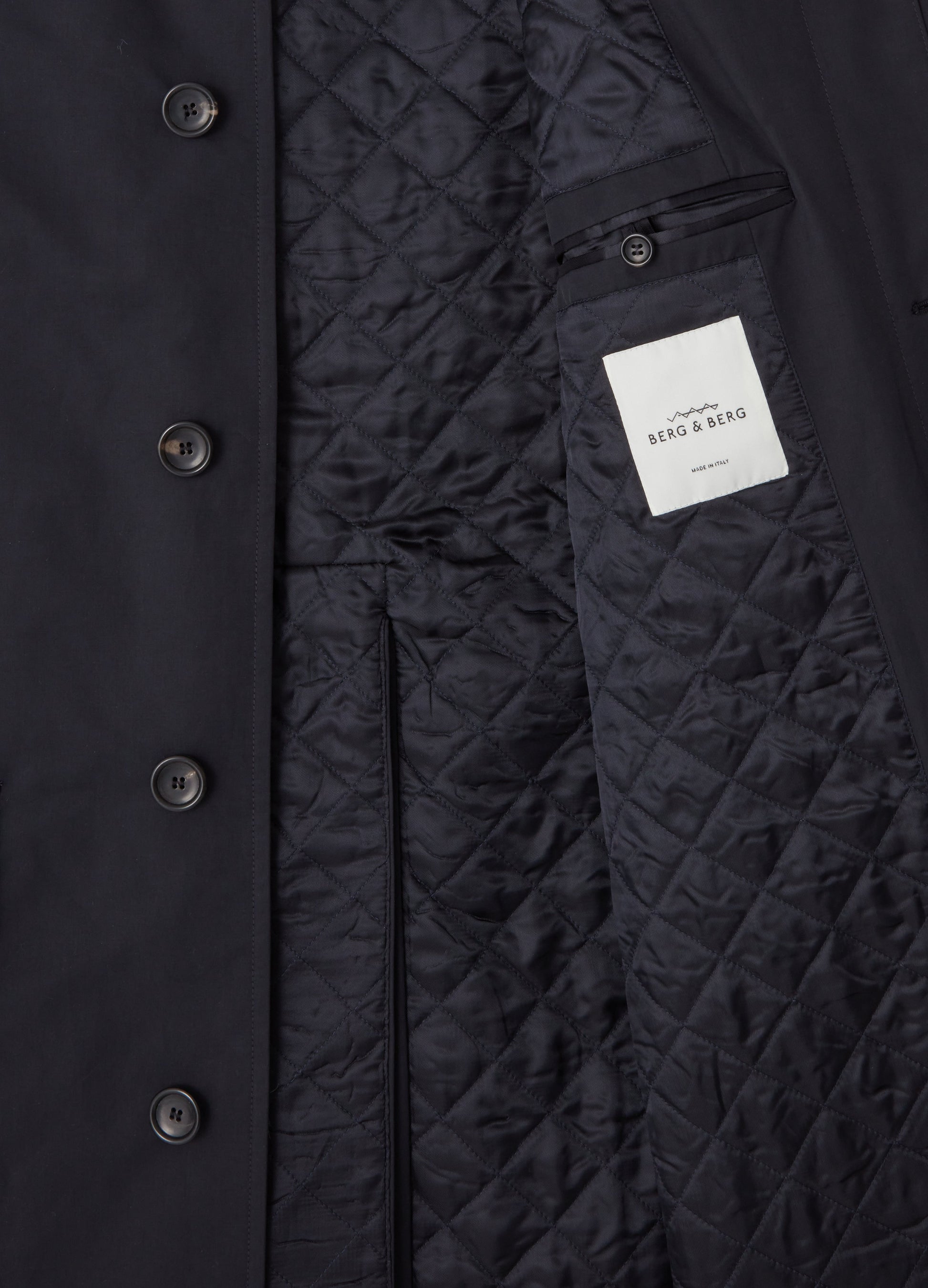 Nelson Raglan Coat - Navy Berg & Berg
