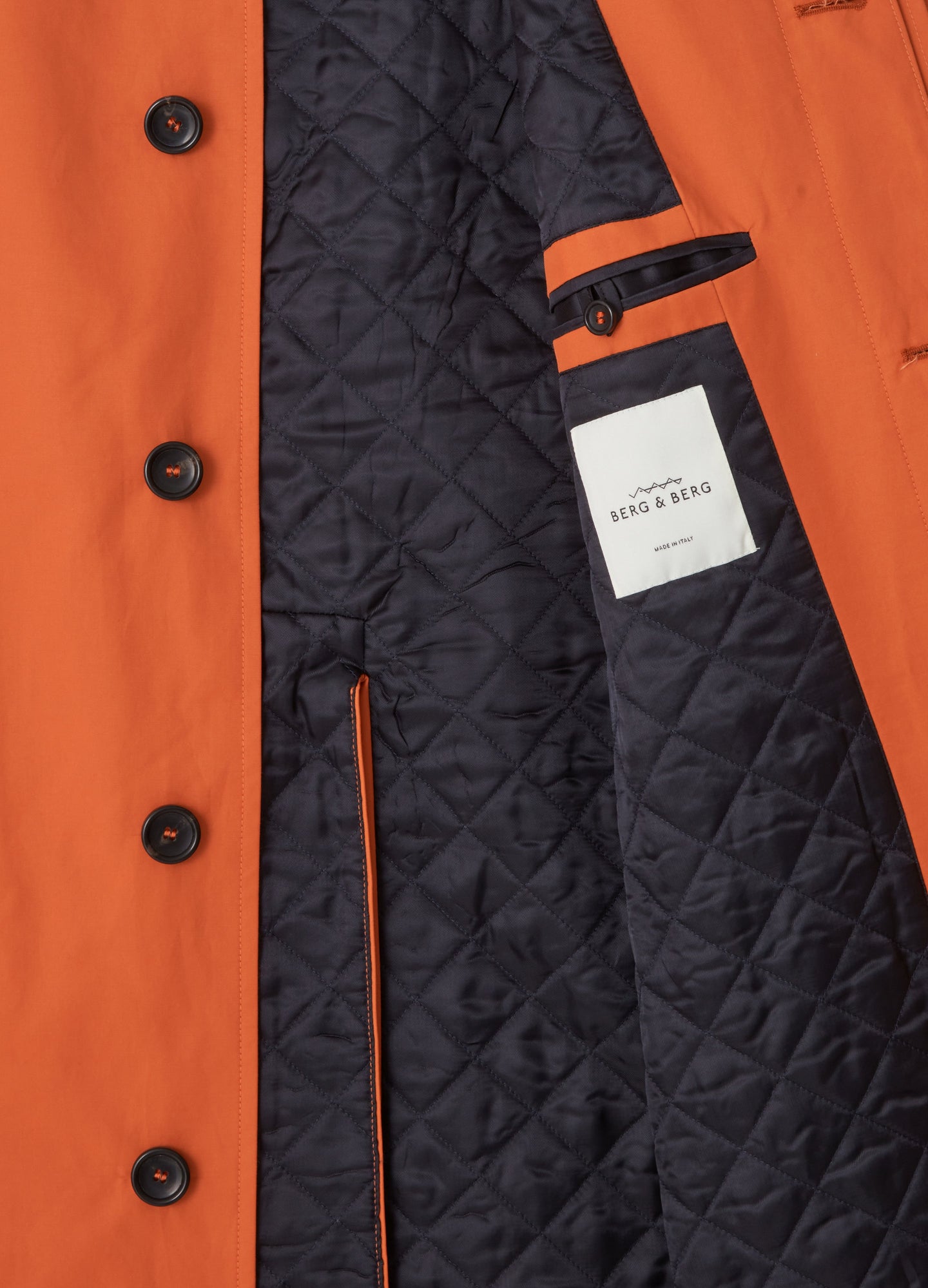 Nelson Raglan Coat - Orange Berg & Berg