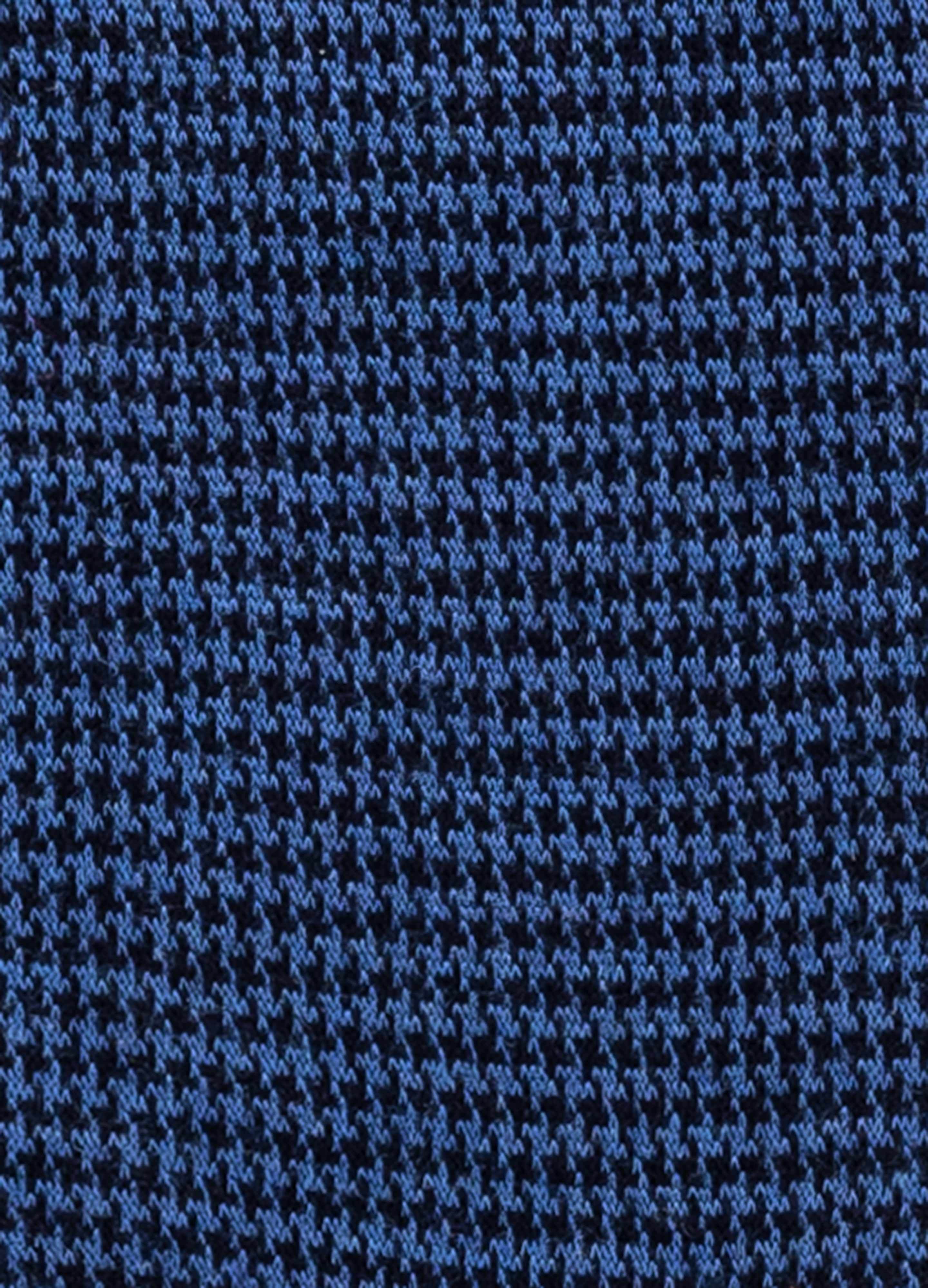OTC Houndstooth Wool Socks - Navy