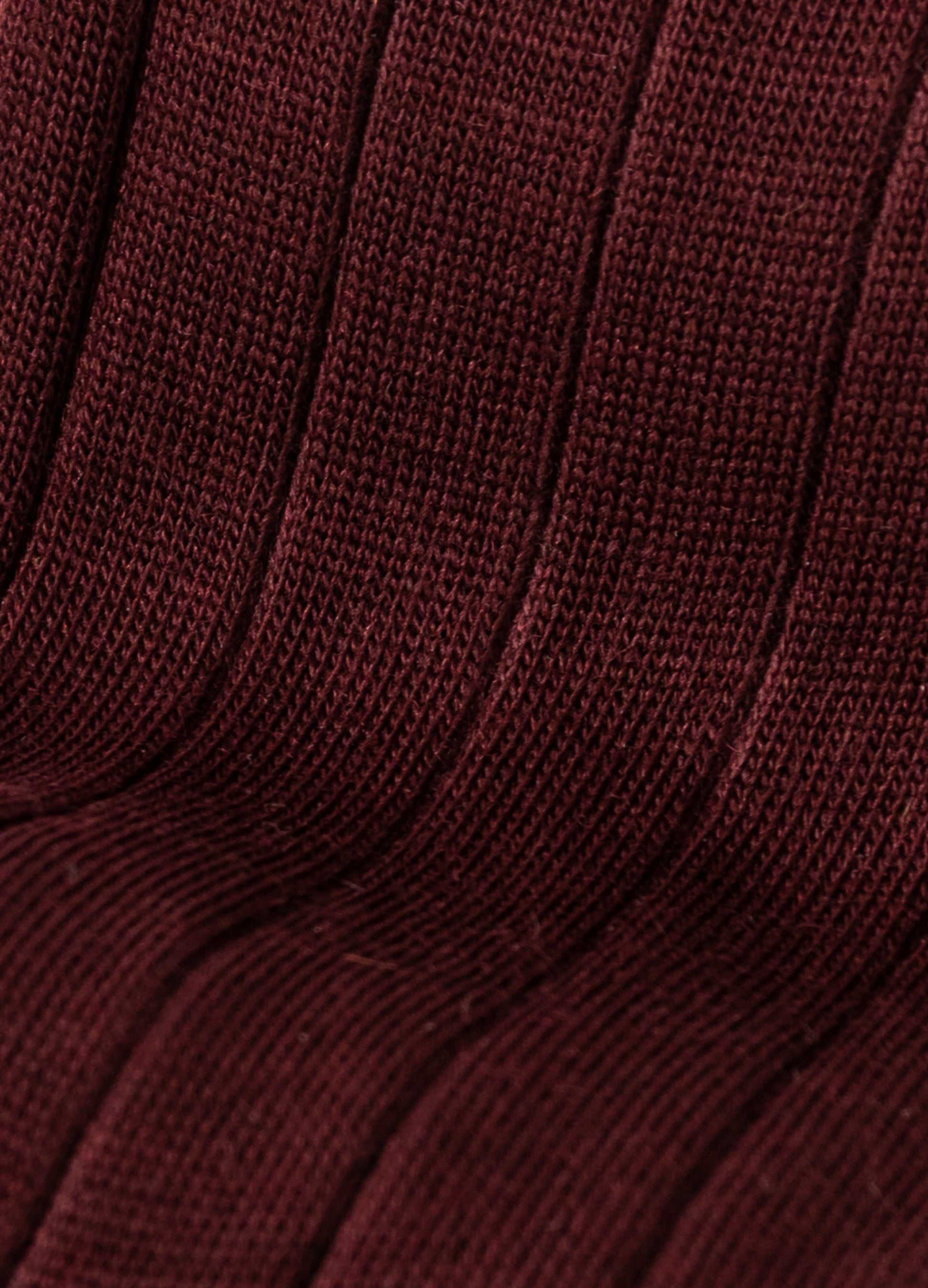 Heavy Ribbed Wool Socks - Bordeaux Berg&Berg