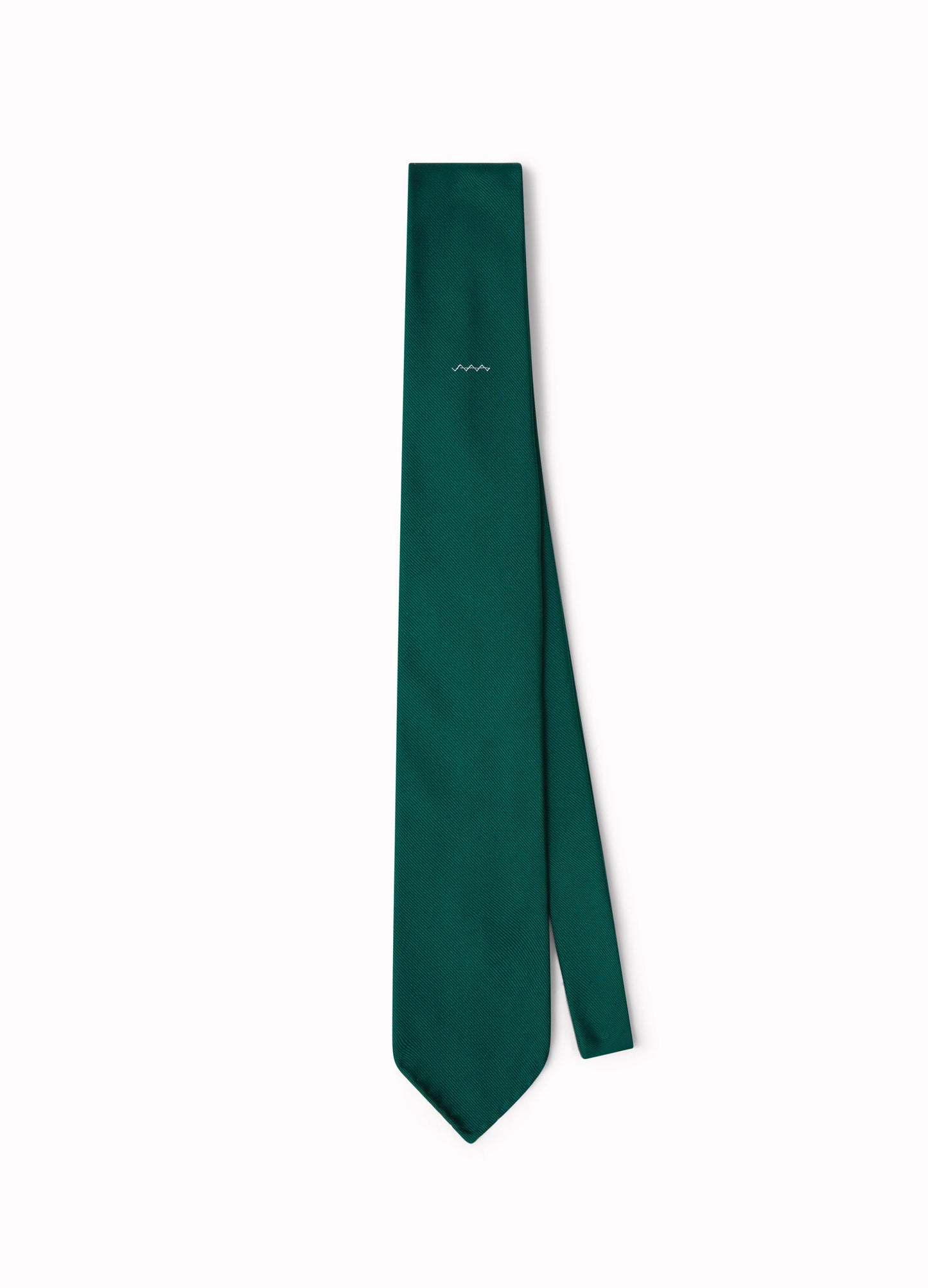 Silk Jacquard Tie - Racing Green Berg & Berg
