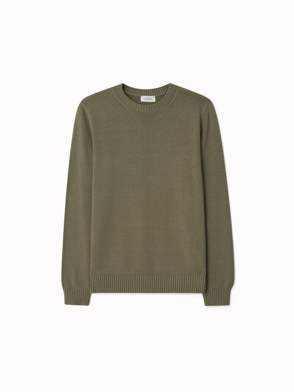 Olive crewneck best sale