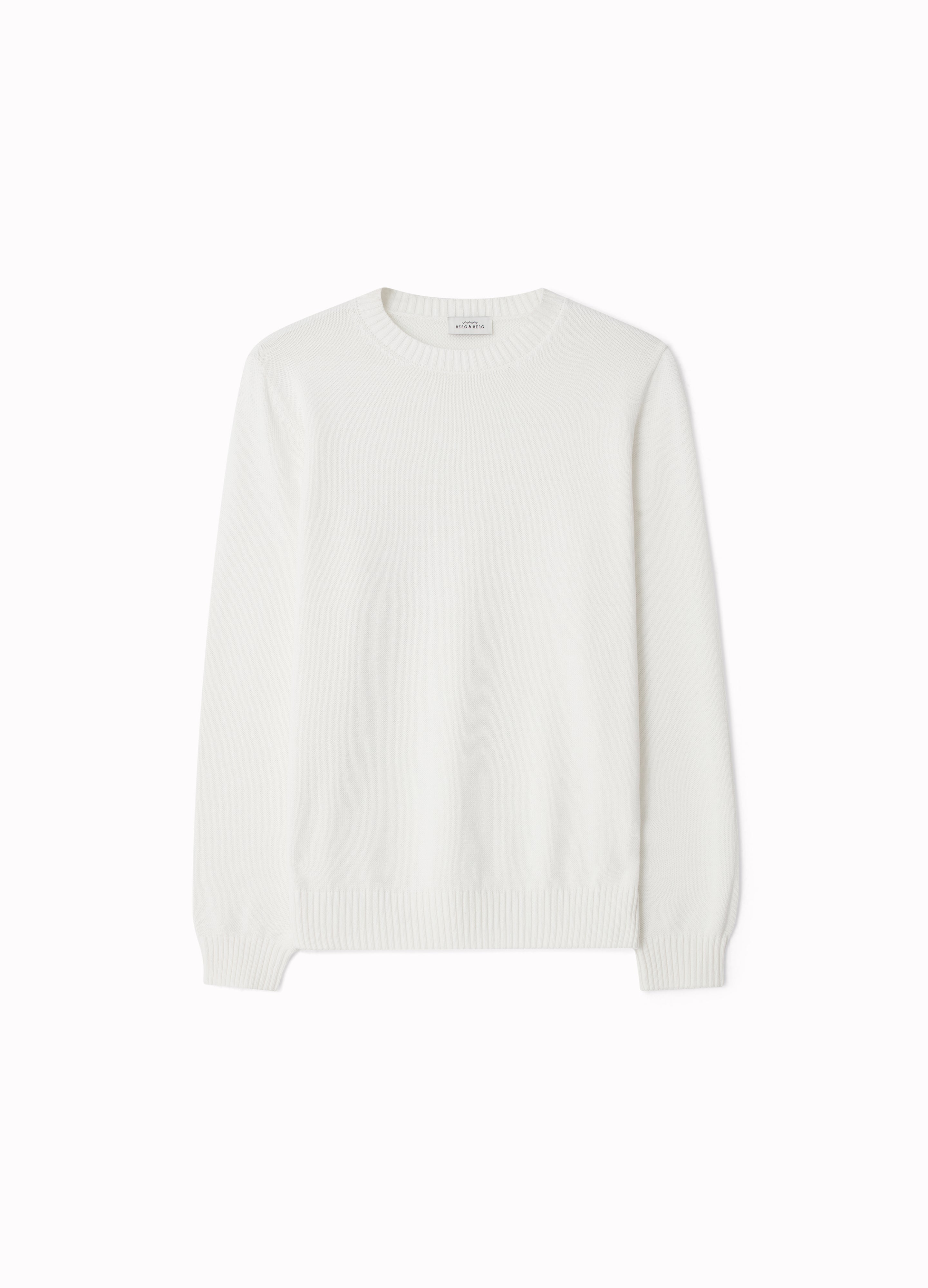 Ben Crewneck Sweater - Ecru Berg & Berg