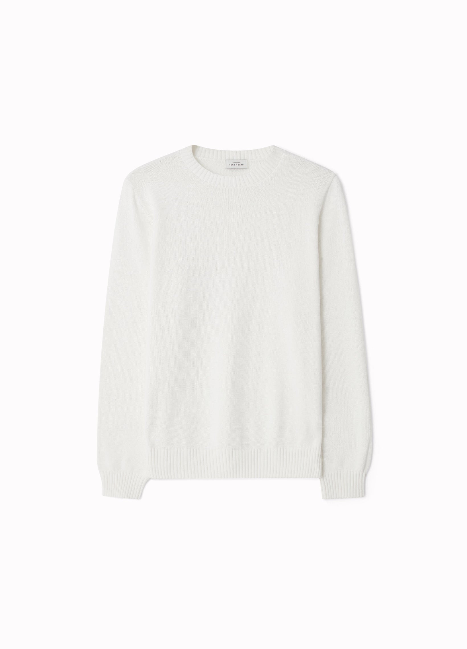 Ben Crewneck Sweater - Ecru Berg & Berg