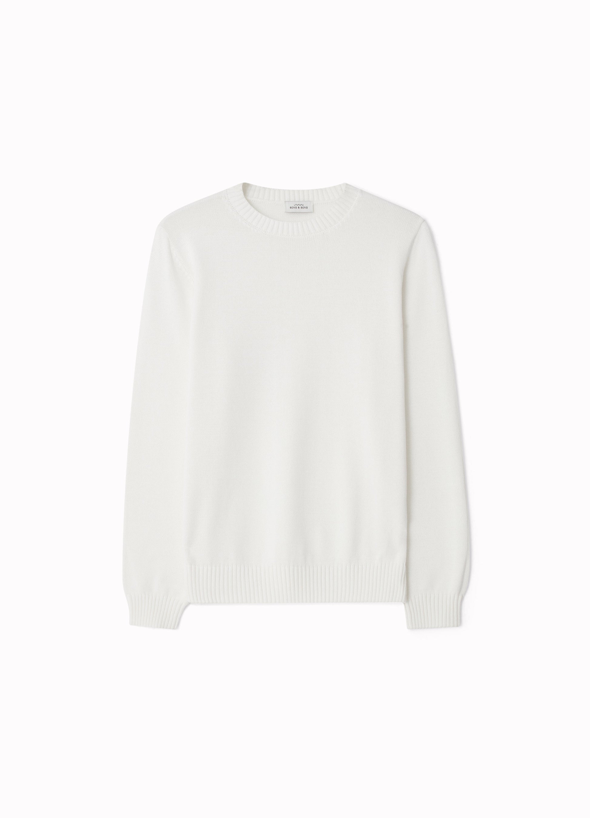 Ben Crewneck Sweater - Ecru Berg & Berg