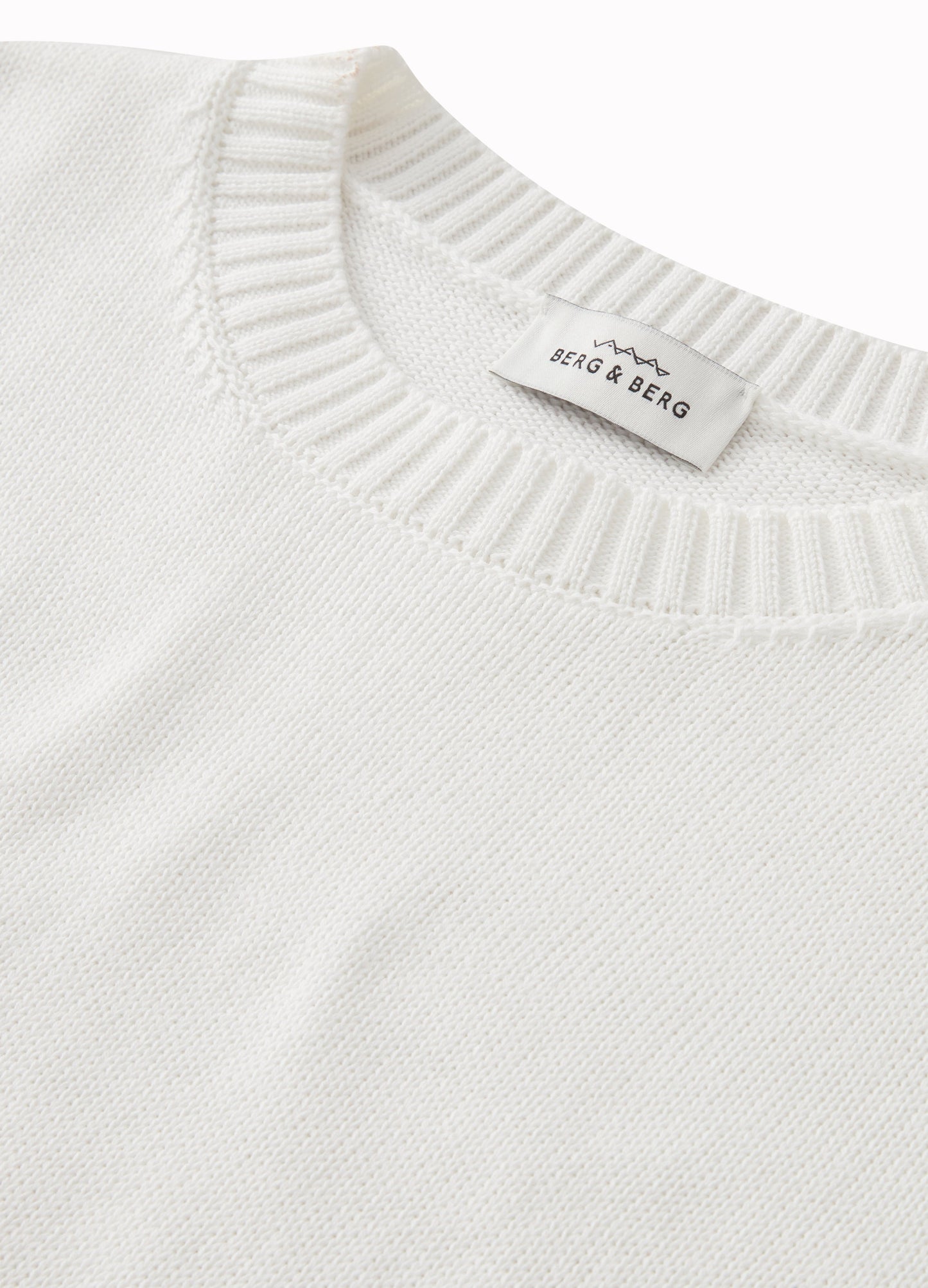 Ben Crewneck Sweater - Ecru Berg & Berg