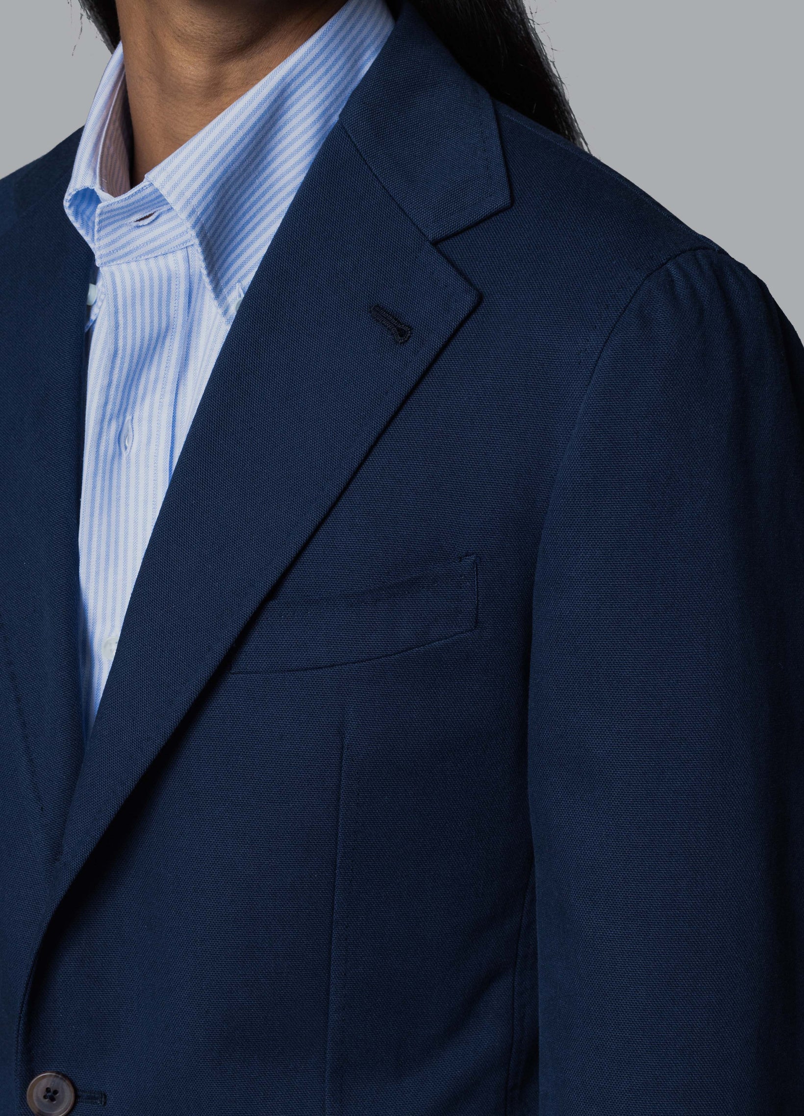 Dan Sport Cotton Blazer - Dark Navy | Berg & Berg