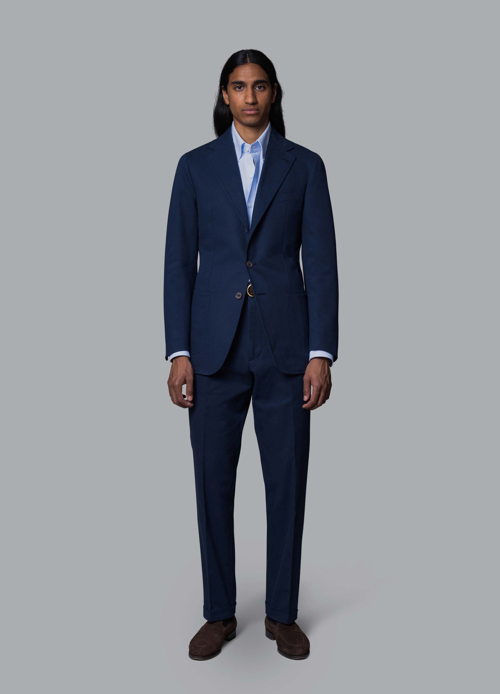 Dan Sport Cotton Blazer - Dark Navy | Berg & Berg